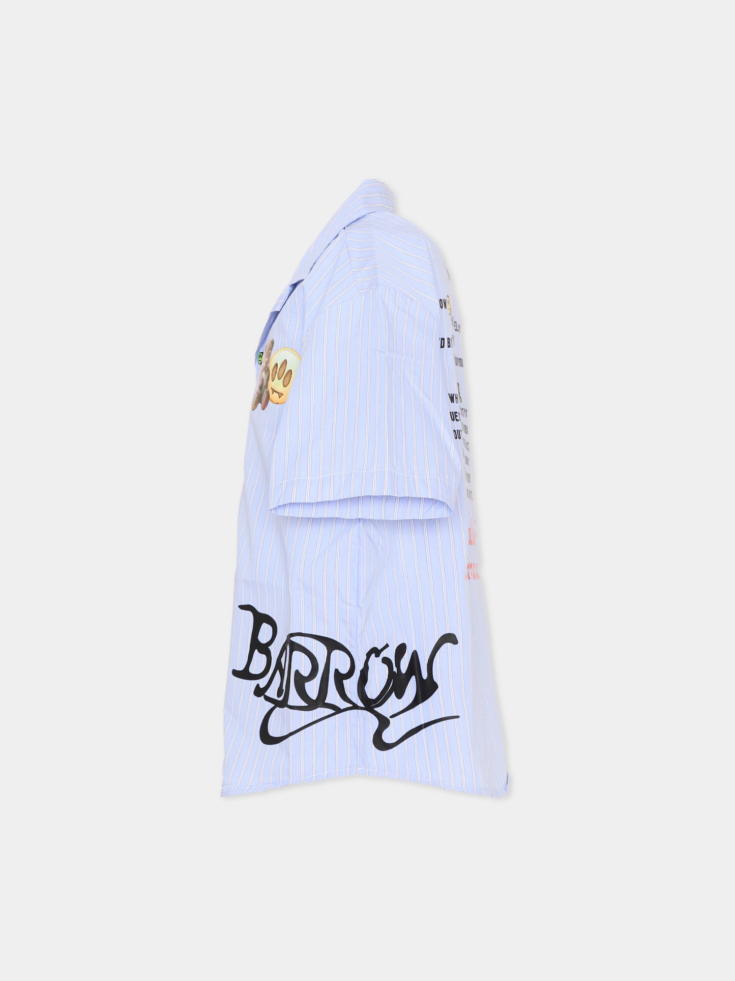 Camicia multicolor per bambino con logo,Barrow,S6BKJUSI051 140