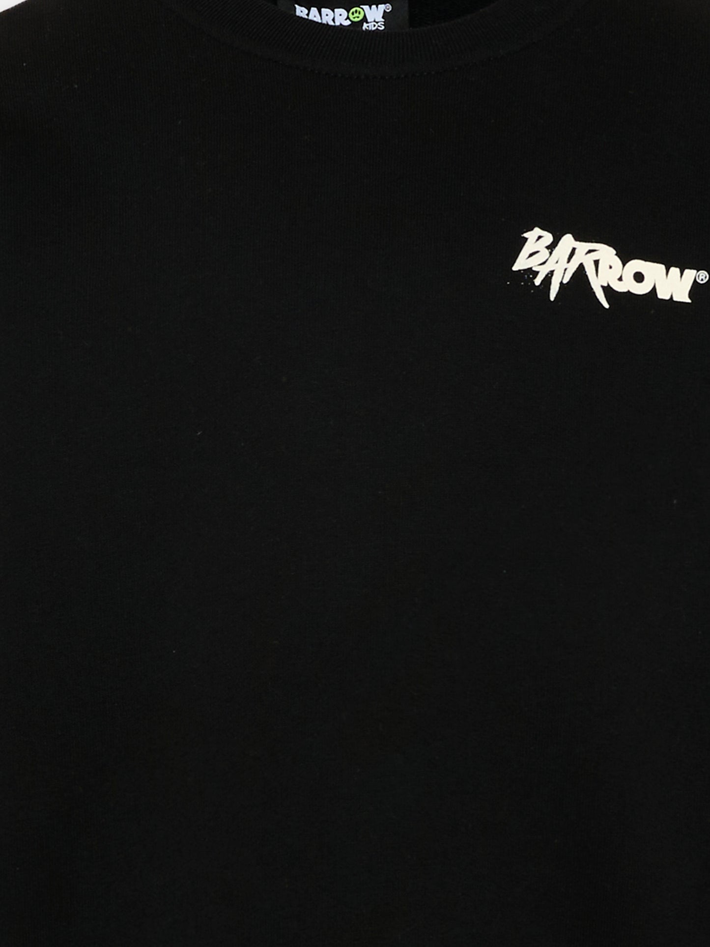 Felpa nera Barrow per bambino con stampa,Barrow,S6BKJUSW081 110