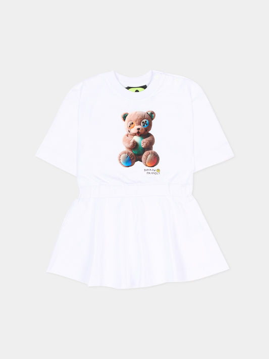 Vestito bianco per neonata con Teddy Bear,Barrow,S6BKNGDR206 002