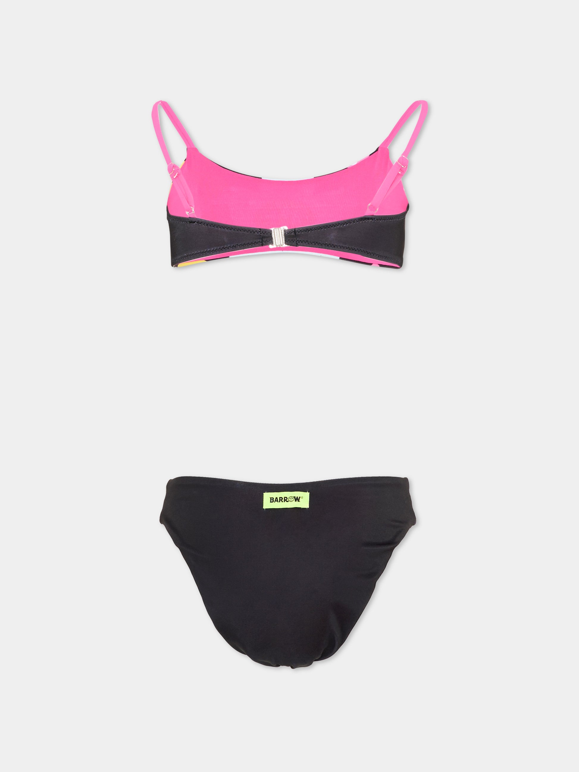 Slip e bikini nero per bambina logo,Barrow,S6BKJGSB233 110