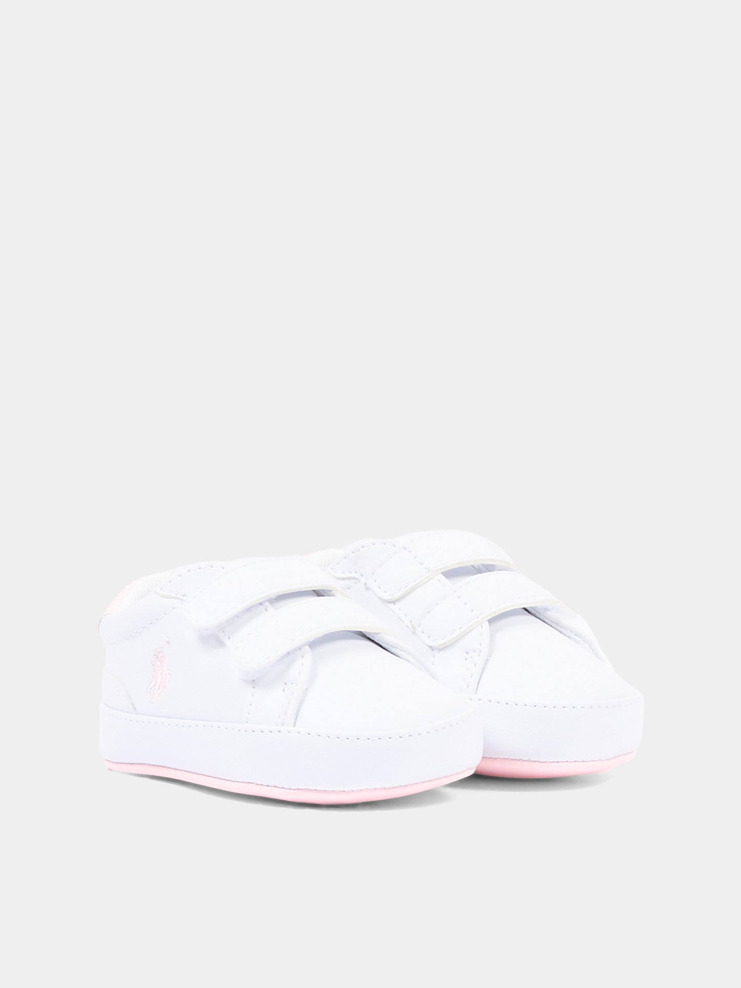 Sneakers bianche per neonati con Polo Pony,Ralph Lauren Kids,RL100733