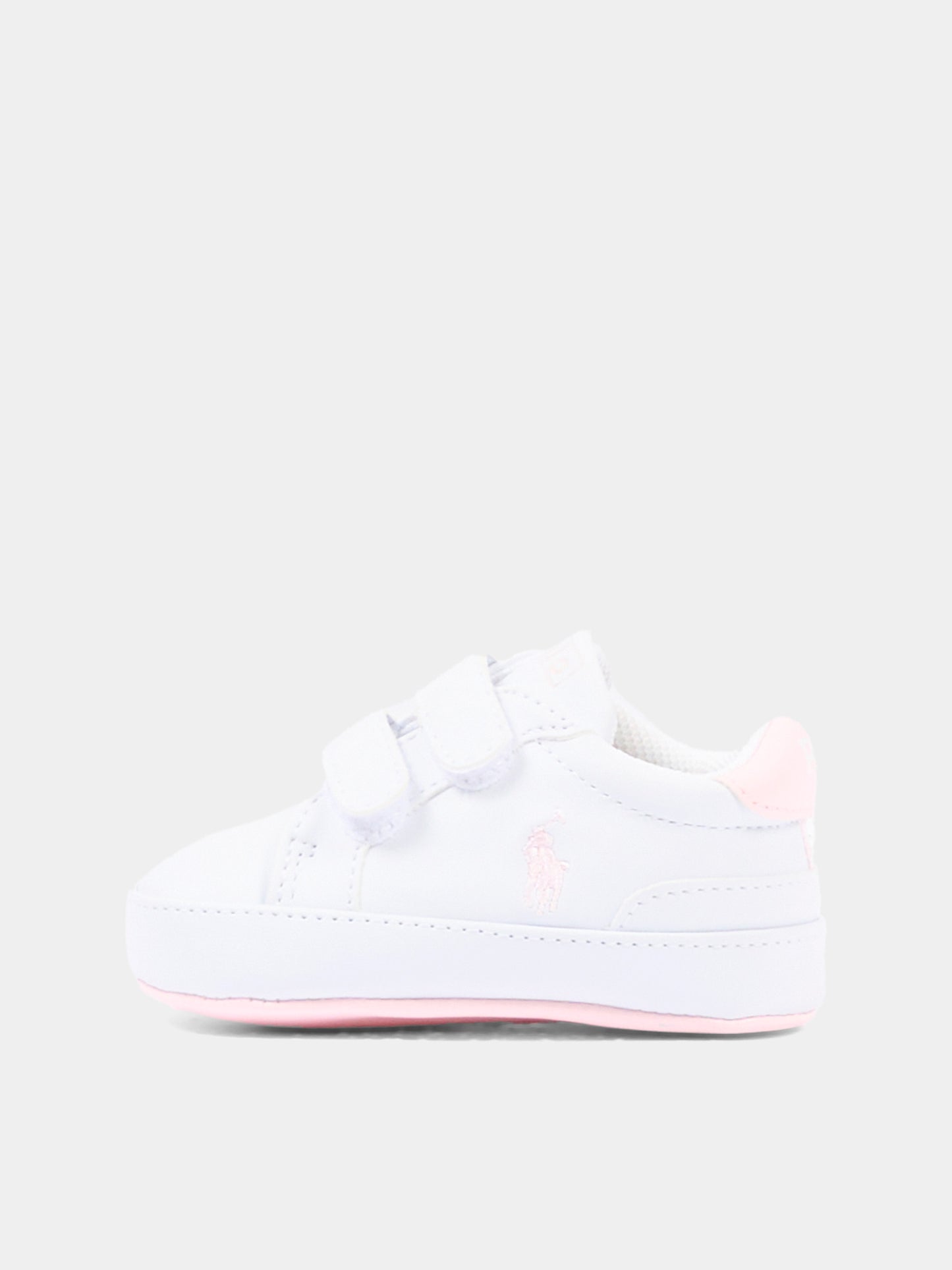 Sneakers bianche per neonati con Polo Pony,Ralph Lauren Kids,RL100733