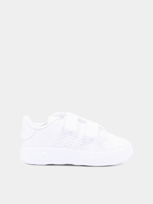 Sneakers bianche Advantage CF I per bambini,Adidas,ID5283
