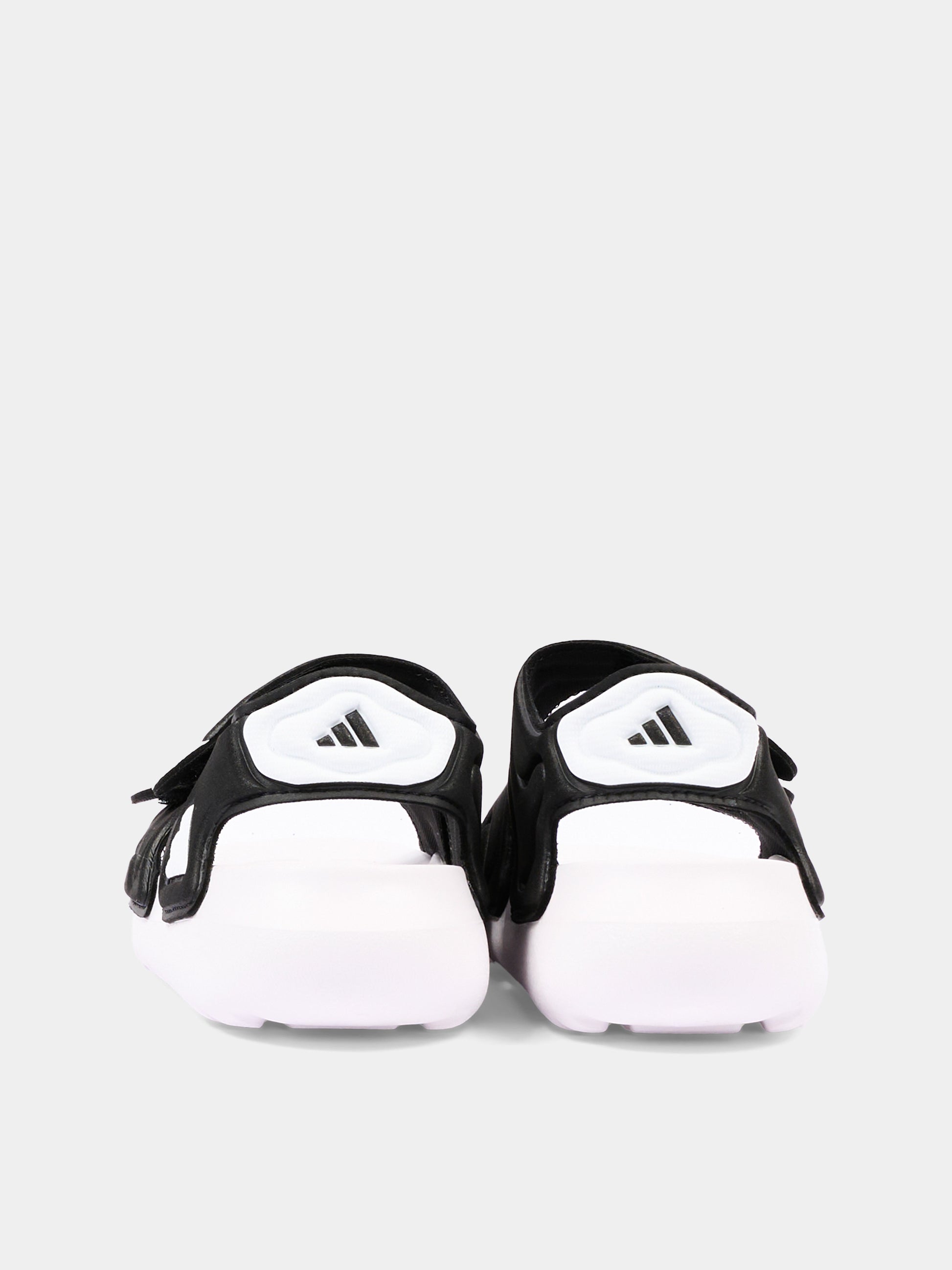 Sandali neri per bambini con logo,Adidas,JS2541