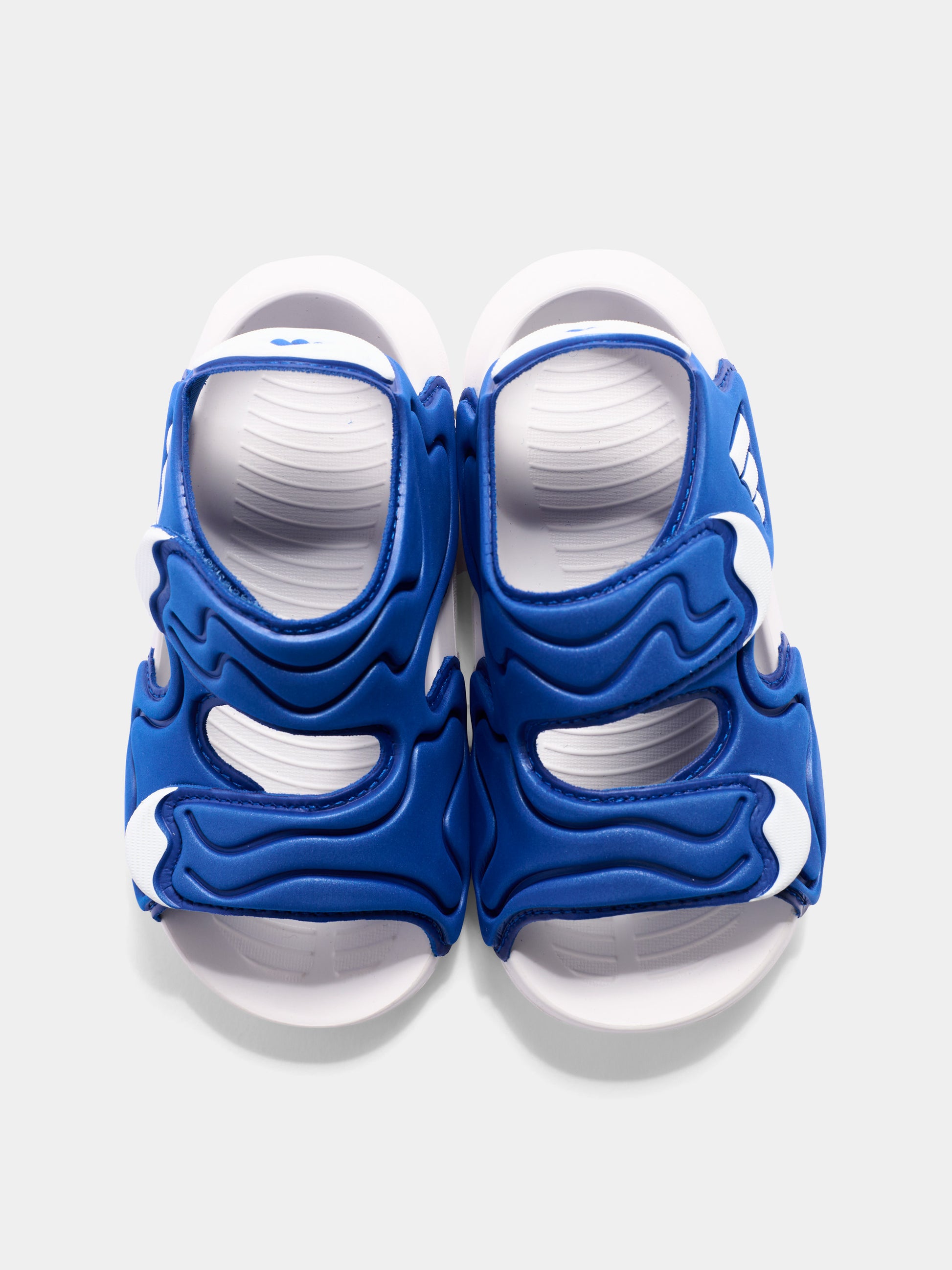 Sandali blu per bambino con logo,Adidas,JS2542