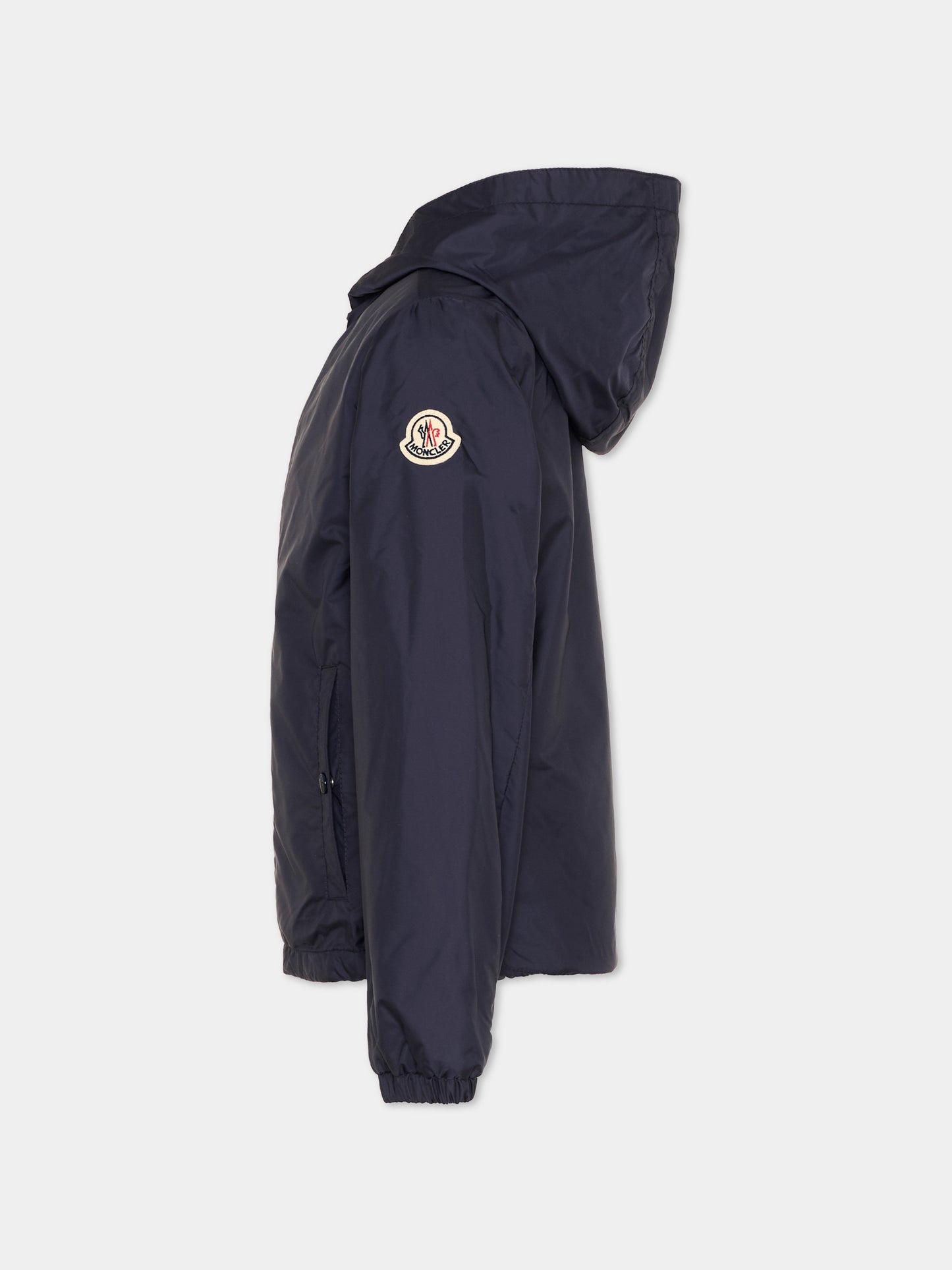 Giacca a vento blu New Urville per bambino,Moncler Kids,L1954 1A00086 53A5E 742