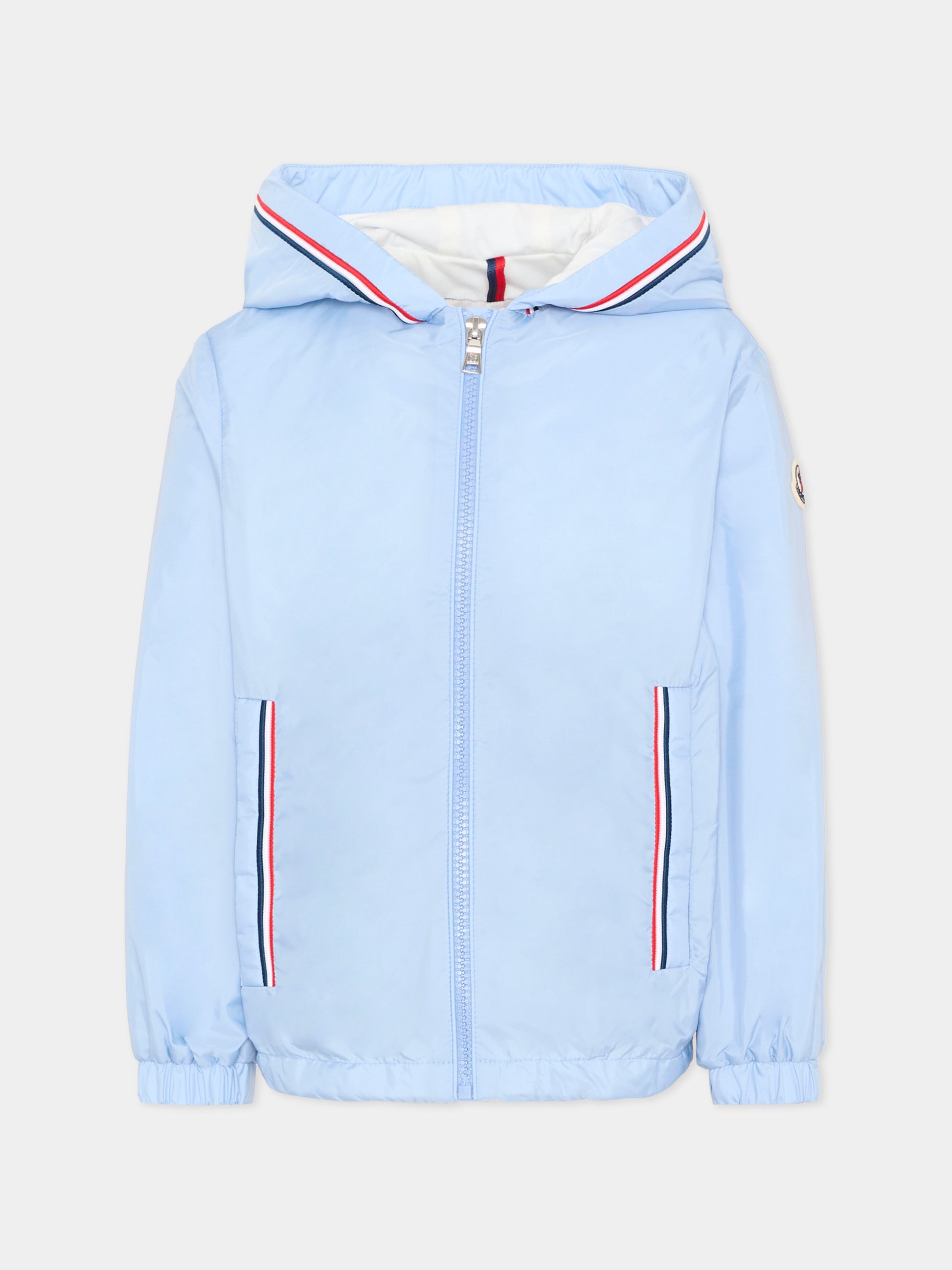 Giacca a vento celeste Granduc per bambino,Moncler Kids,L1954 1A00087 53A5E 71A