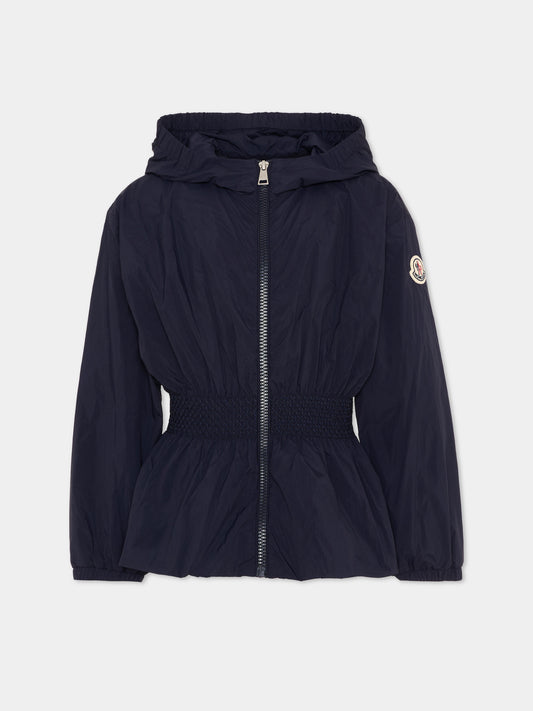 Giacca a vento blu Liriope per bambina,Moncler Kids,L1954 1A00110 5988M 742