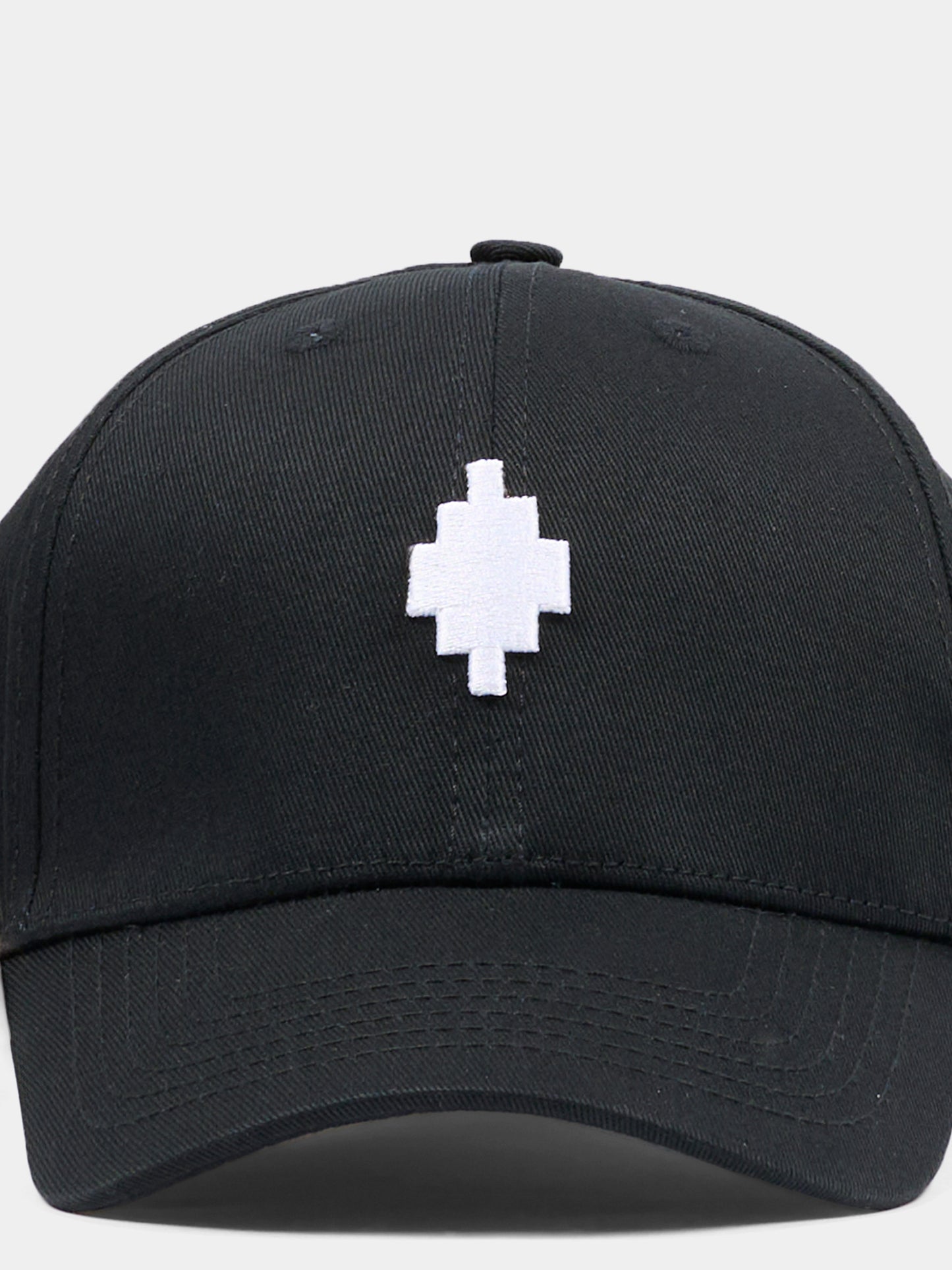 Cappello nero per bambini con logo,County Of Milan Kids,S6CMJUBC127 110