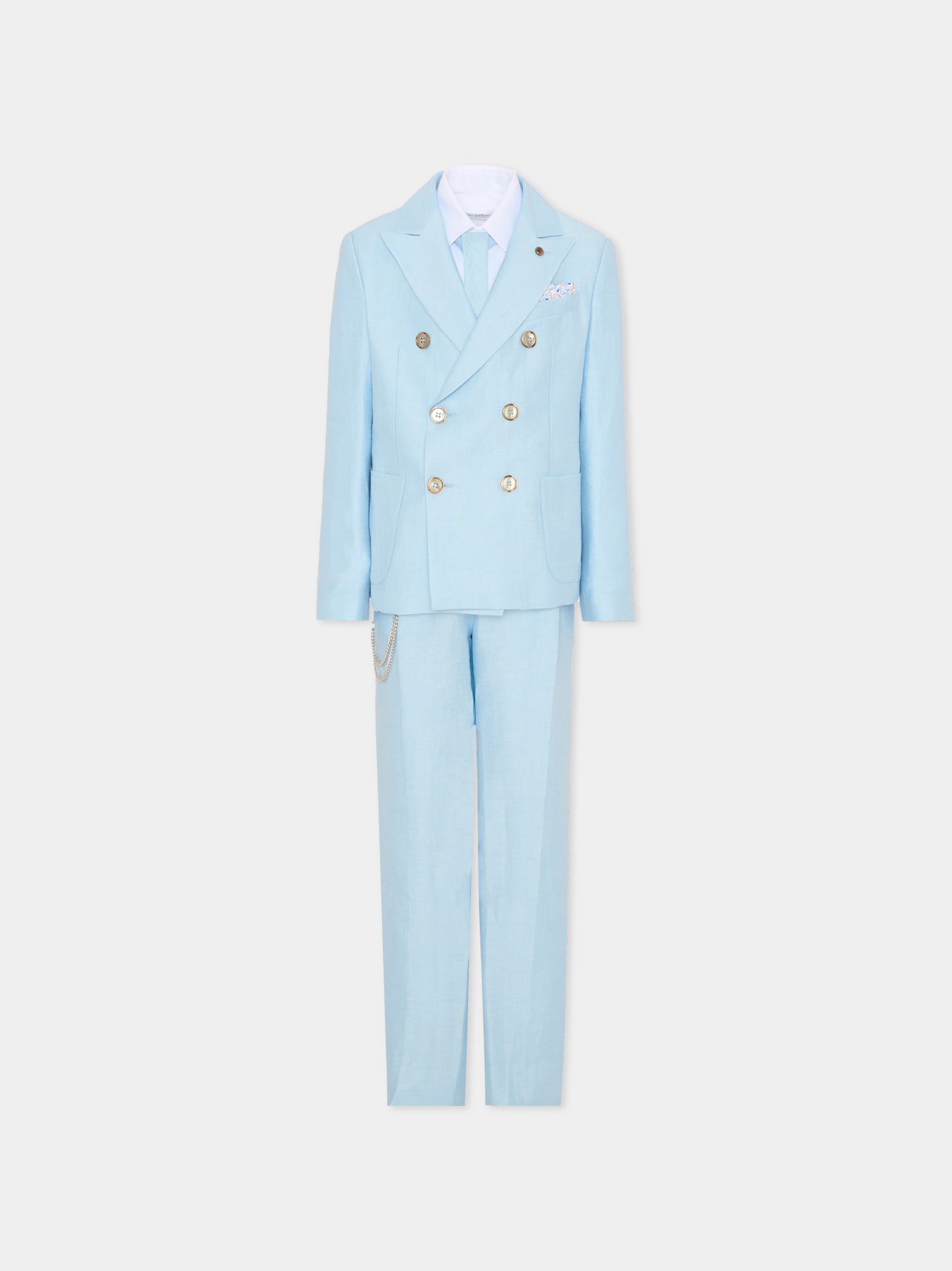Ensemble élégant bleu ciel pour garçon