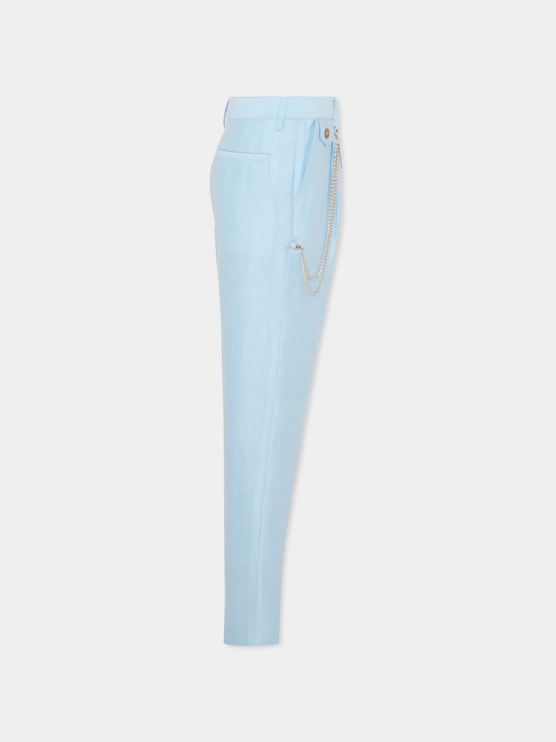 Completo elegante celeste per bambino,Colorichiari,MJ508486 4608 50