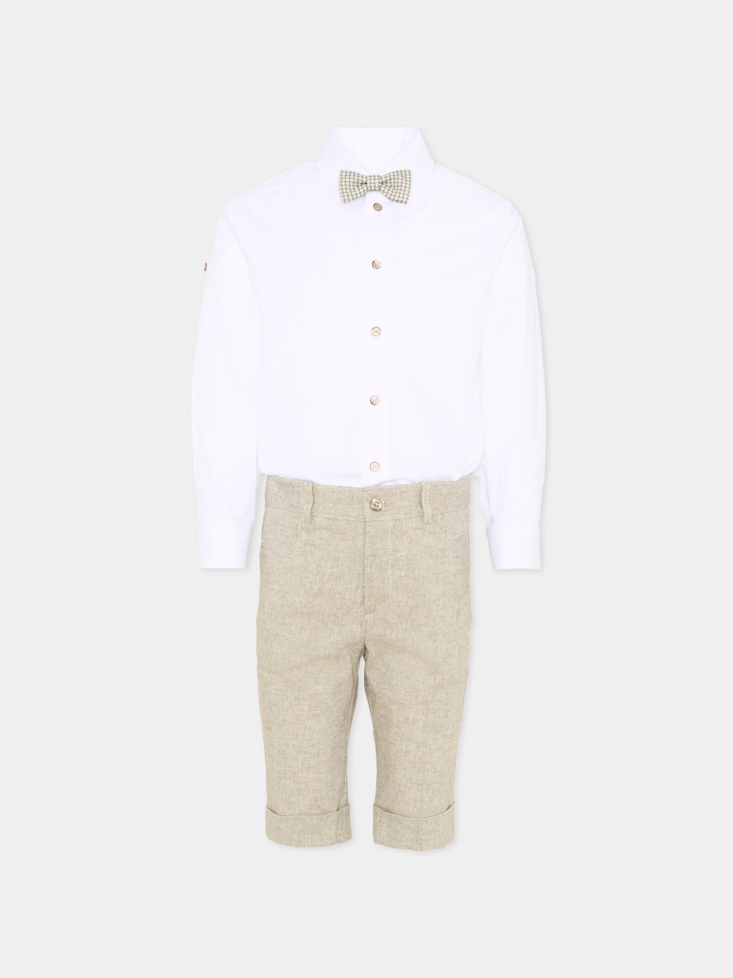 Completo elegante verde per bambino,Colorichiari,MB458298 4915 35