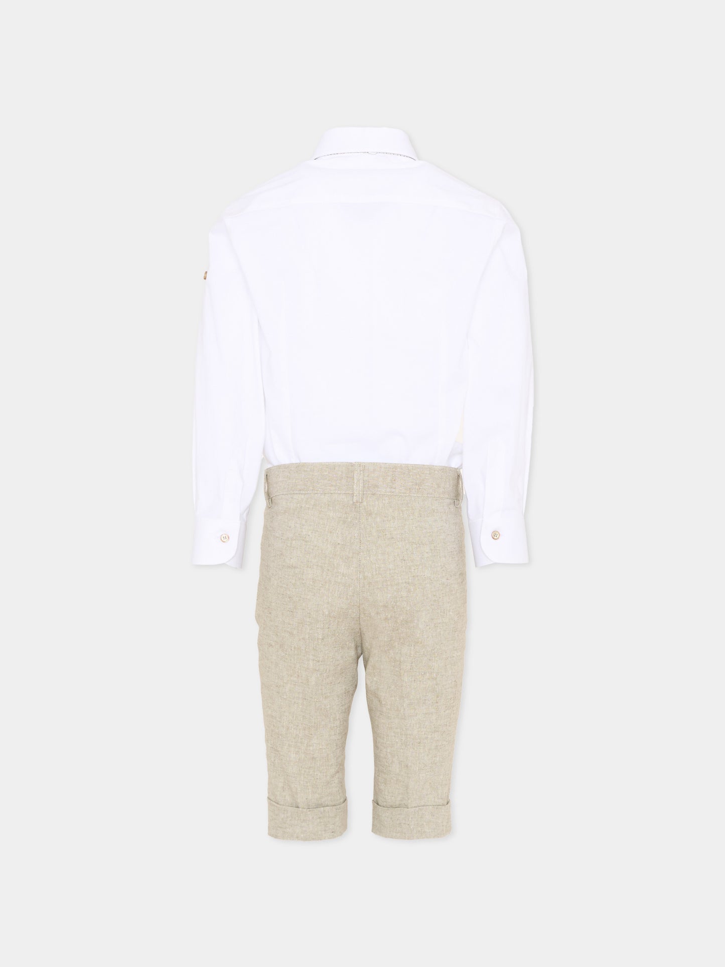 Completo elegante verde per bambino,Colorichiari,MB458298 4915 35