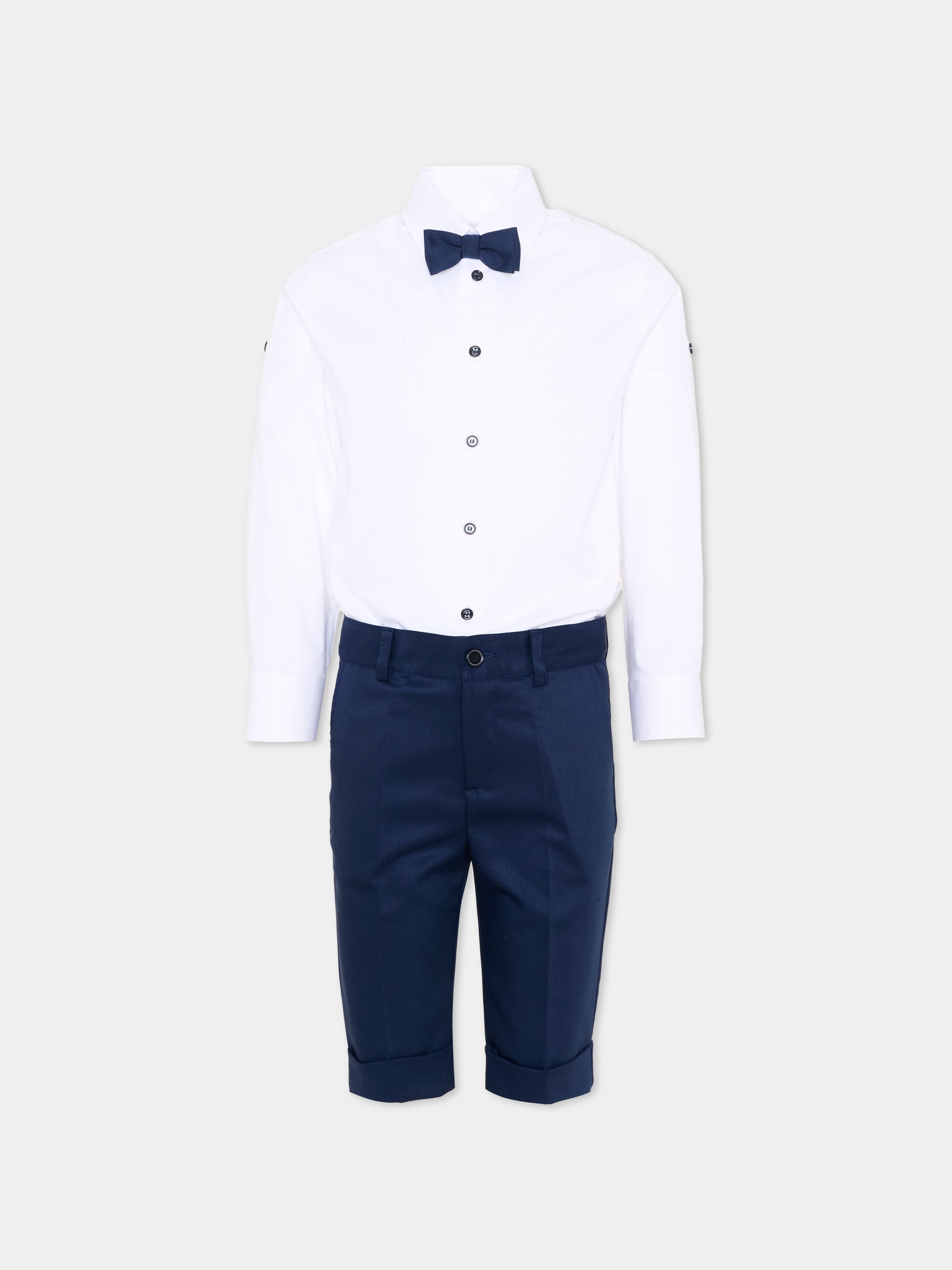 Completo elegante blu per bambino,Colorichiari,MB458296 4874 60