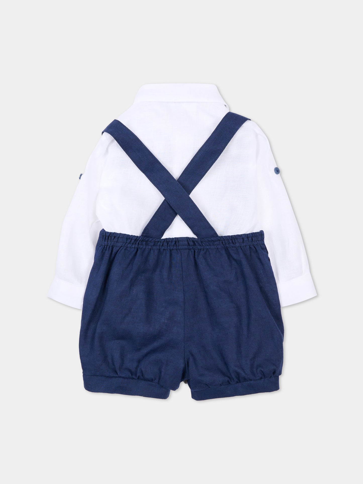 Completo elegante blu per neonato,Colorichiari,MN308409 4917 60