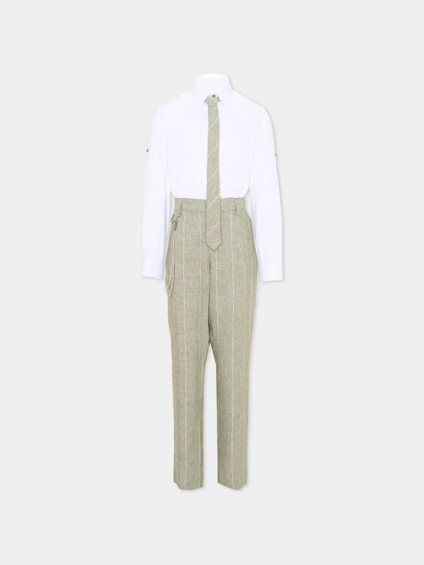 Completo elegante verde per bambino,Colorichiari,MJ508359 4952 35