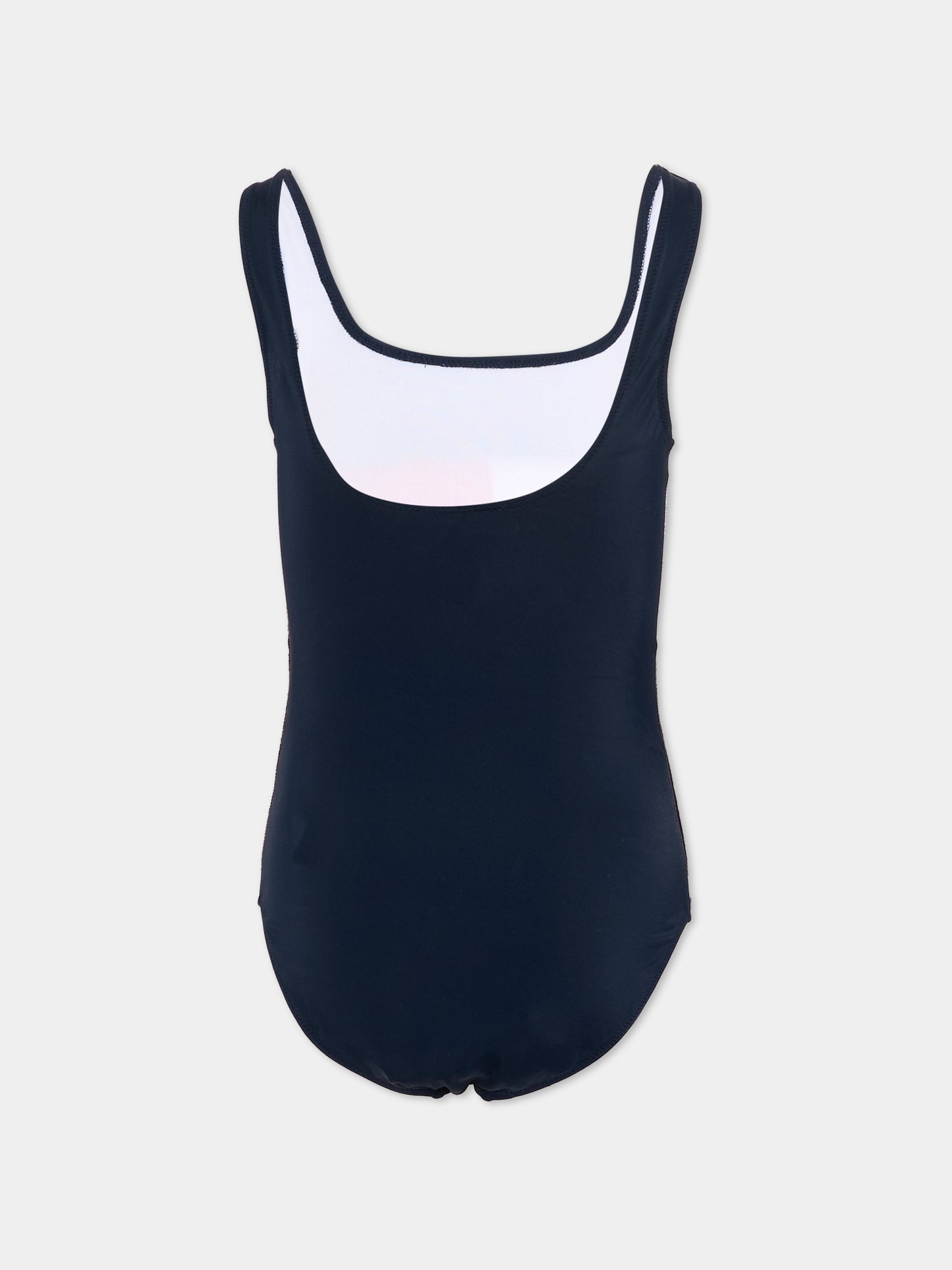 Costume intero blu per bambina con logo,Tommy Hilfiger Junior,UG0UG00828 C1G