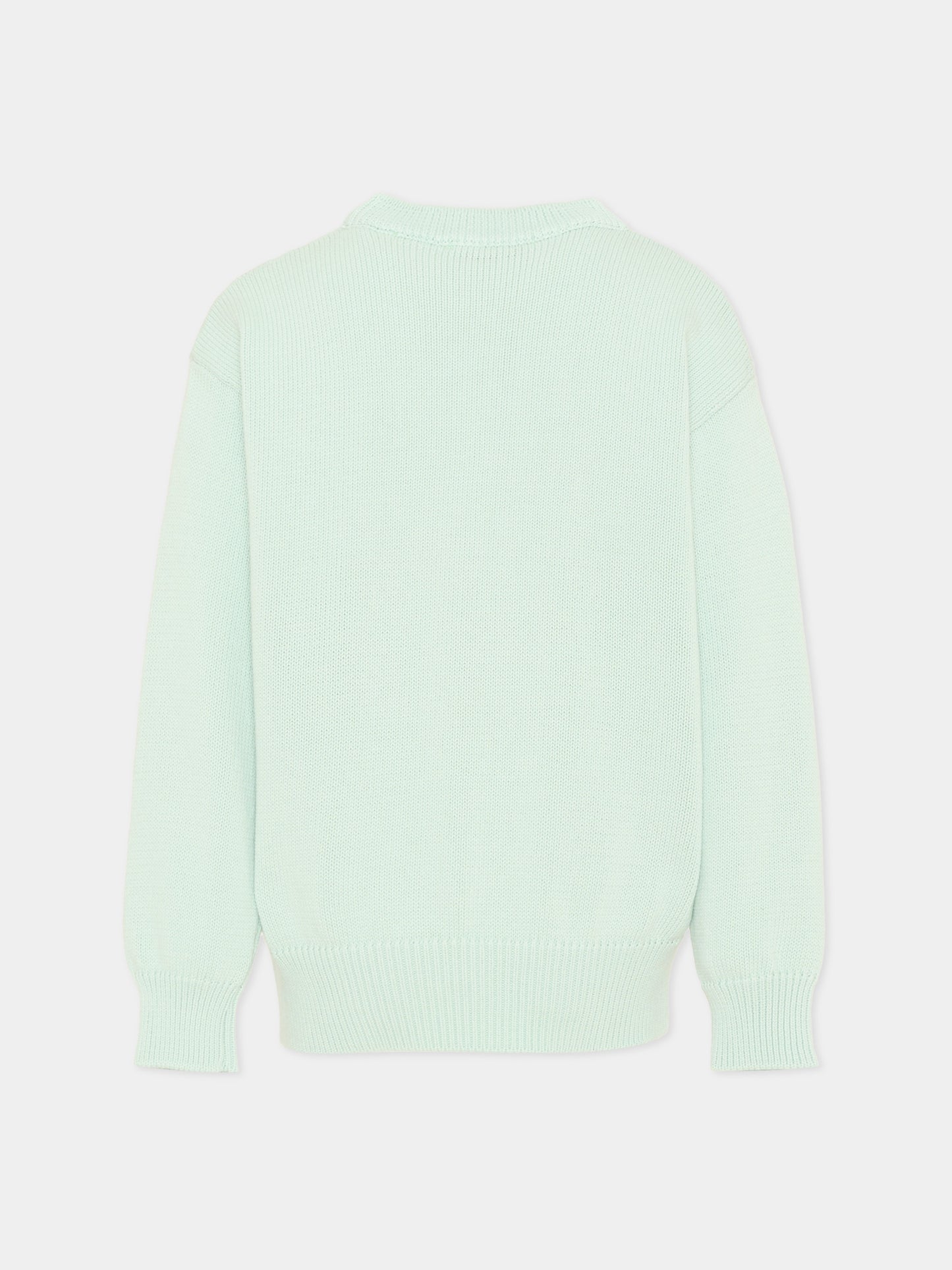 Maglione verde per bambina con fragola,Joshua Sanders Kidz,K36A2SW07MI