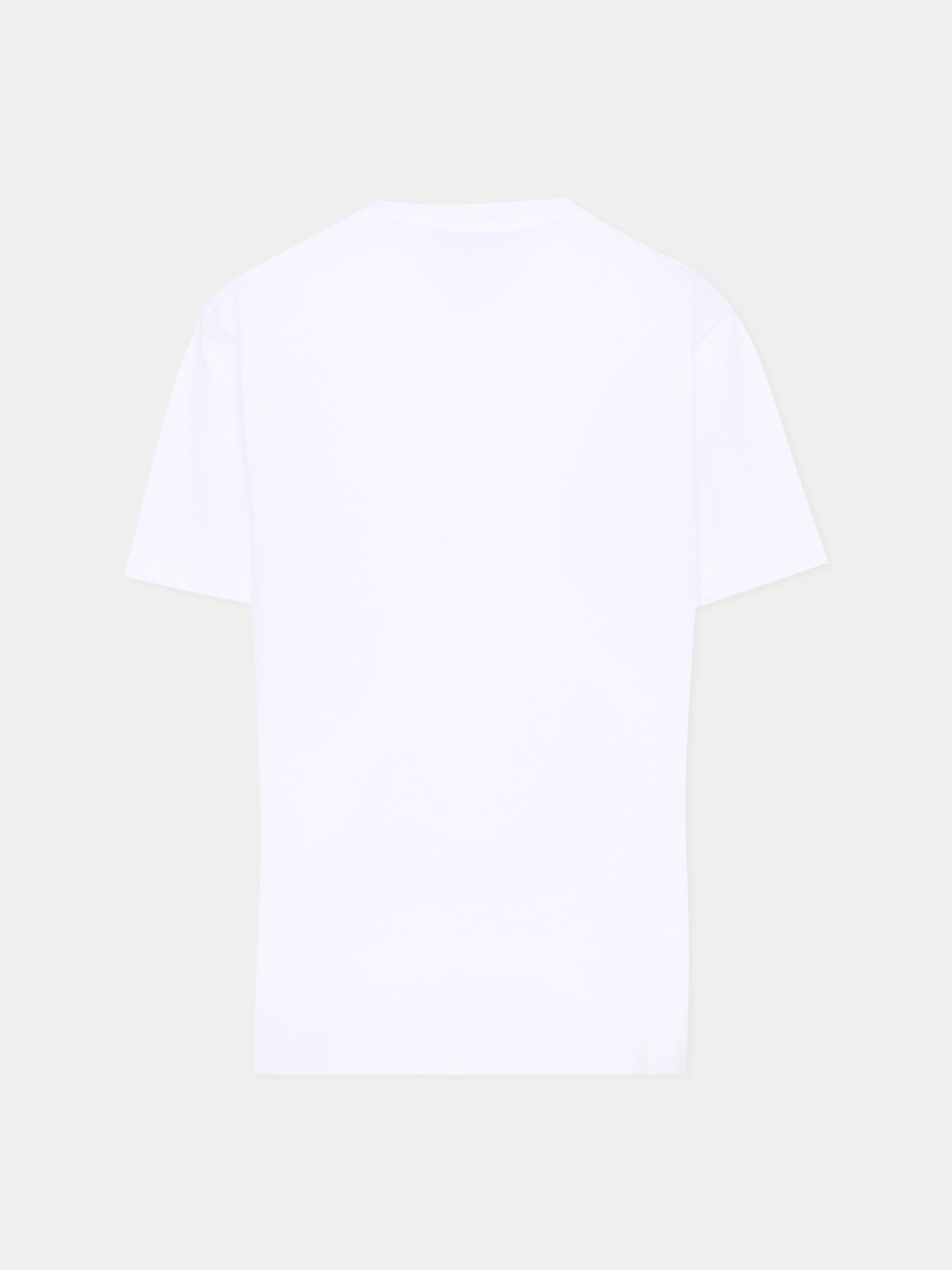 T-shirt bianca per bambina con fragola,Joshua Sanders Kidz,K36A2TS08WH