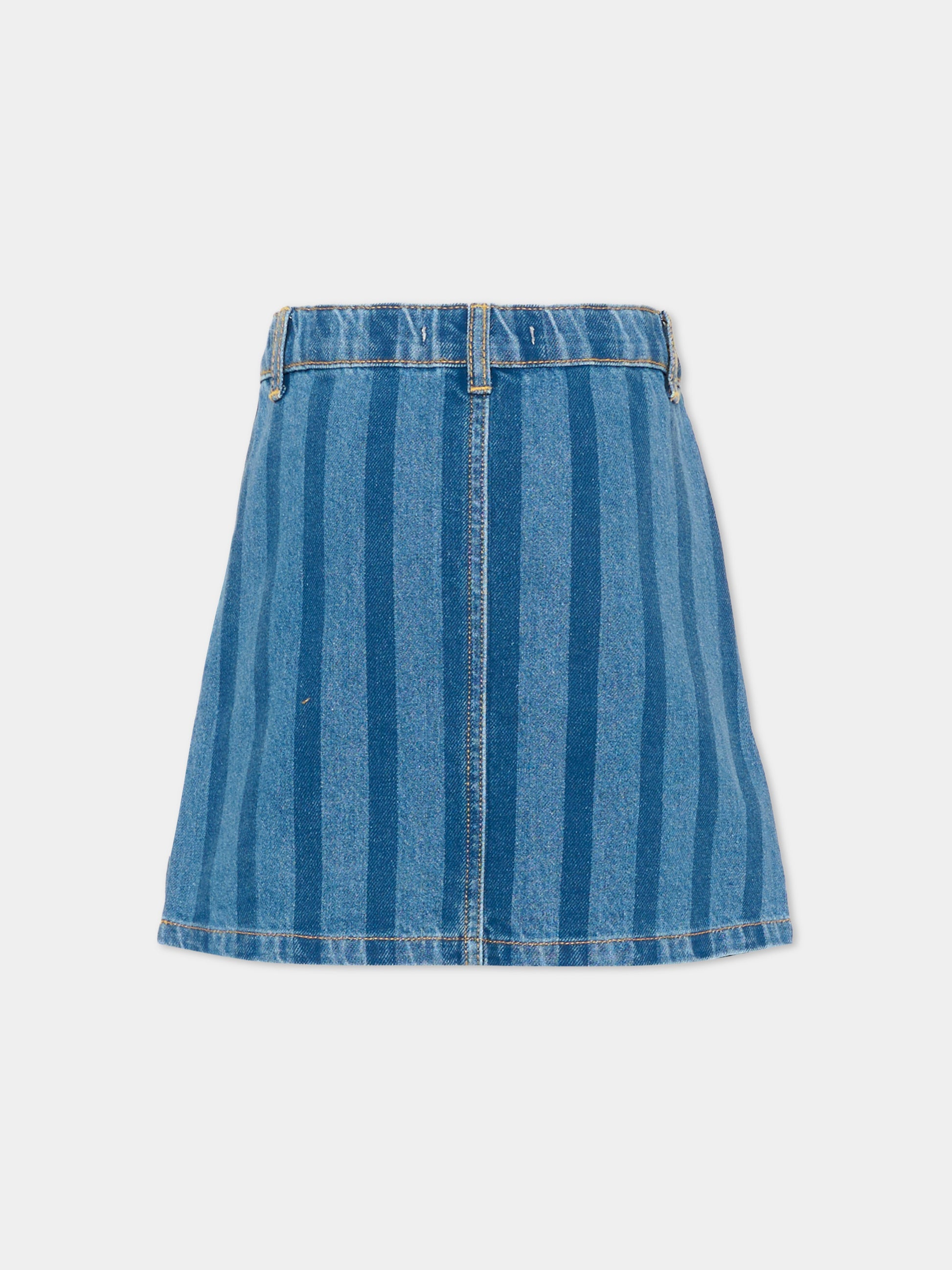 Gonna blu per bambina a righe,Bobo Choses,B126AC080