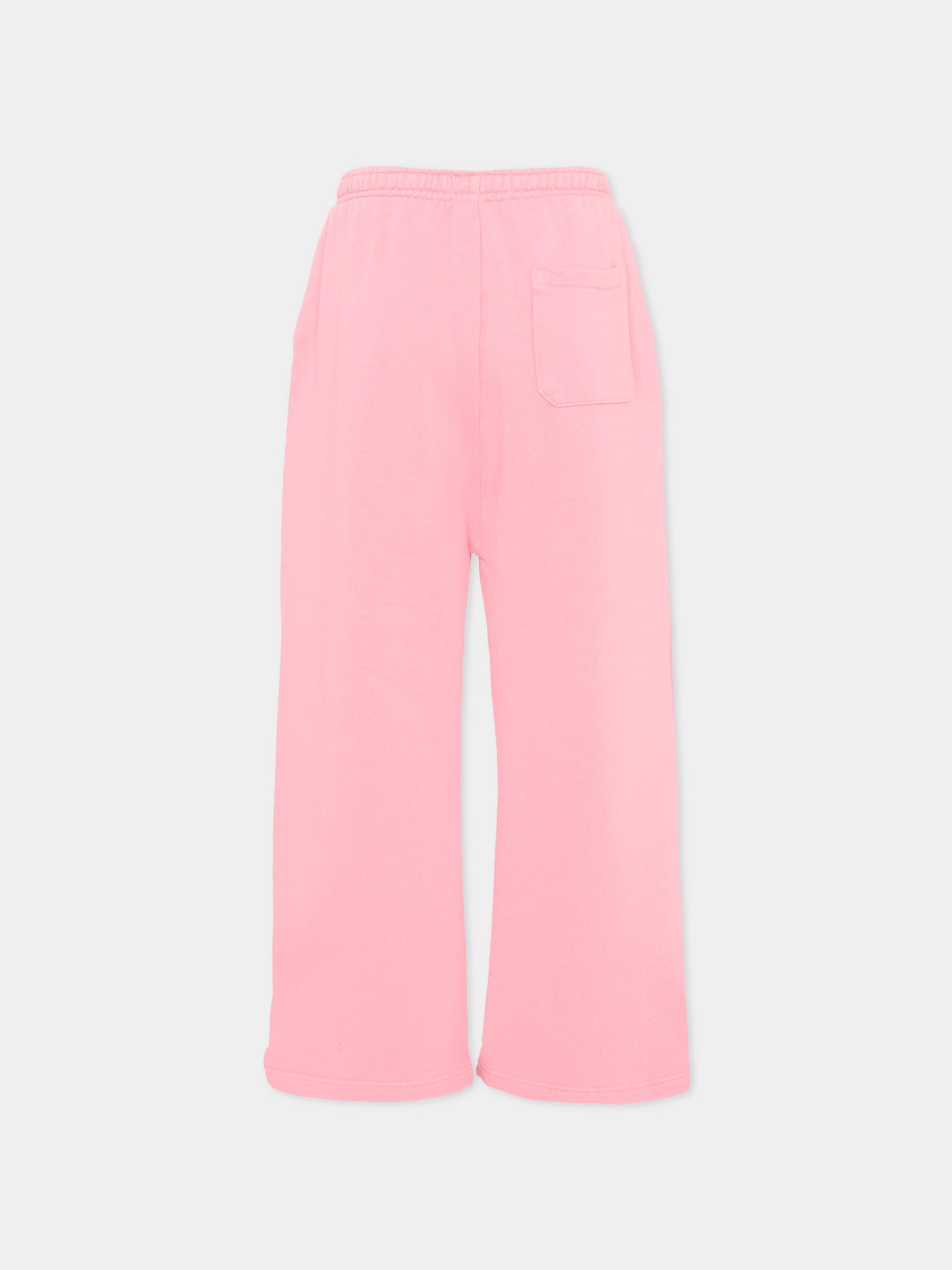 Pantaloni sportivi rosa per bambina con logo,Bobo Choses,B126AC087