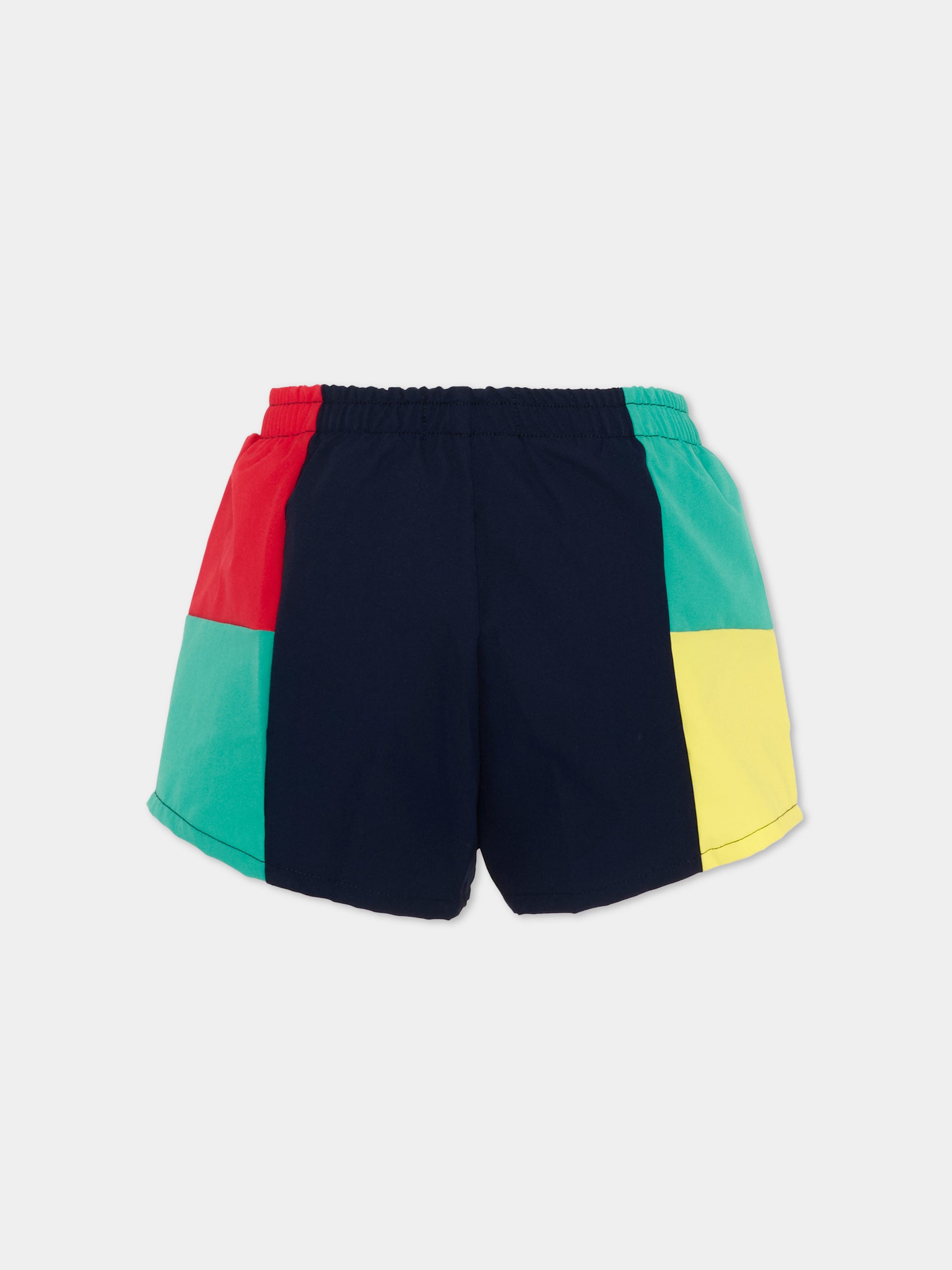 Boxer mare blu per bambino con logo,Bobo Choses,B126AC133