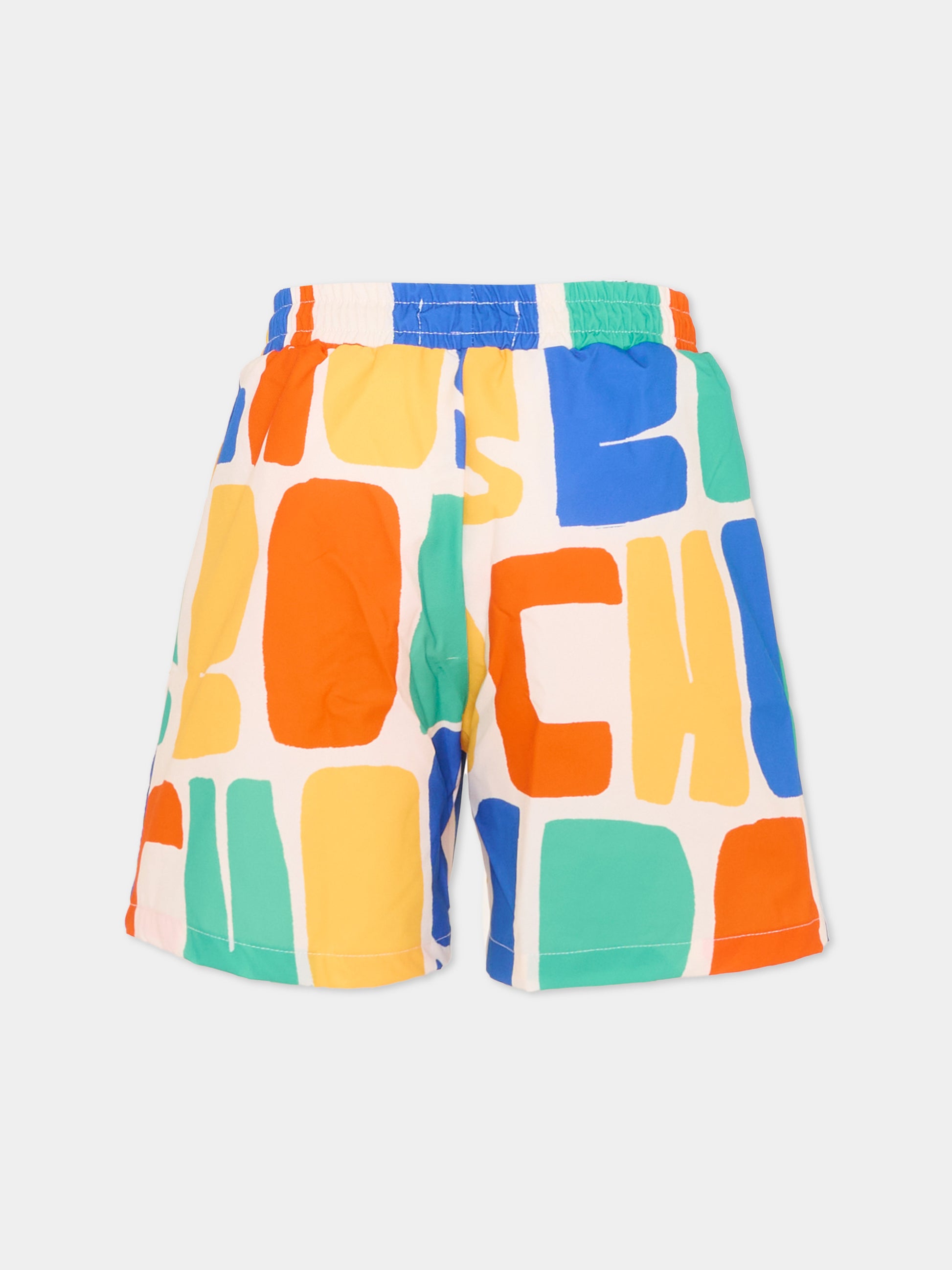 Boxer mare multicolor per bambino con stampa logo,Bobo Choses,B126AC152