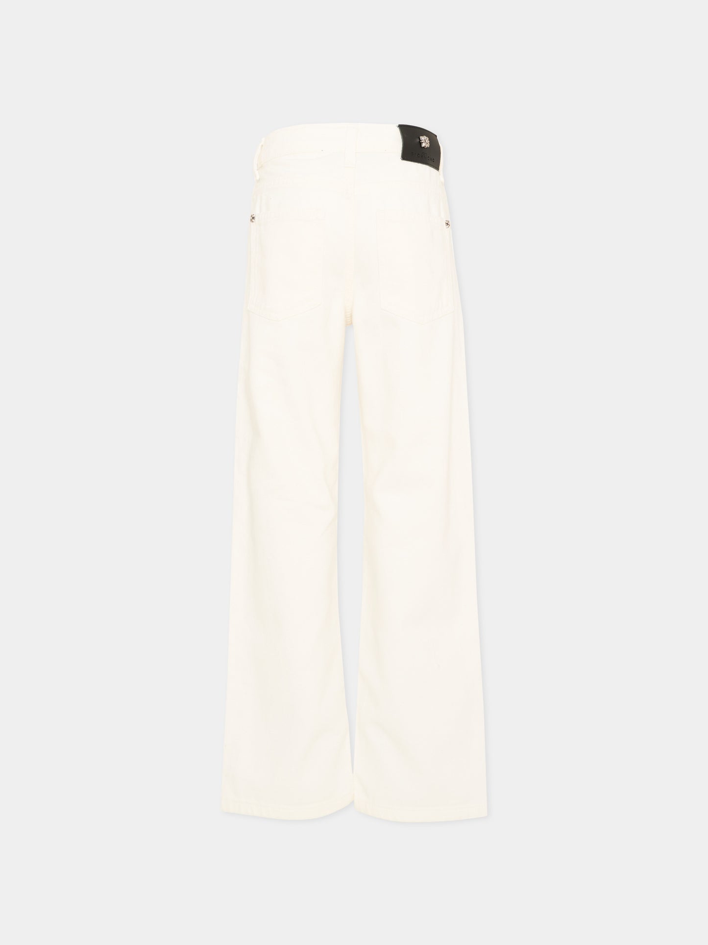 Pantaloni bianchi per bambino con logo,Richmond,RBP26227PA WHITE