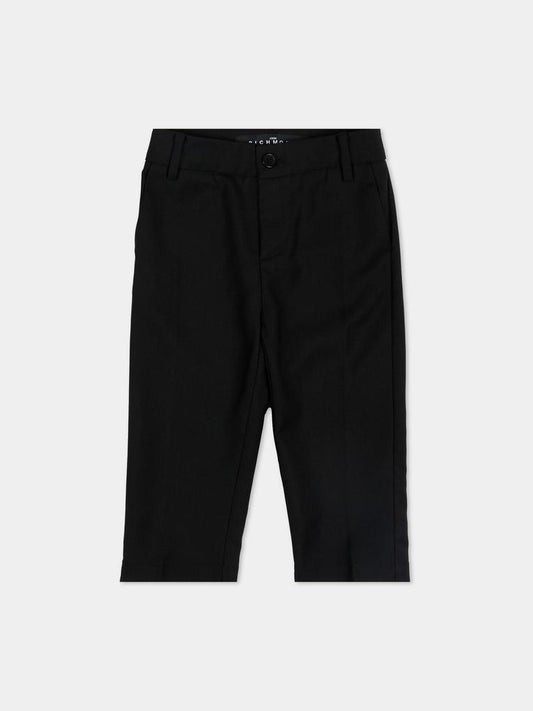 Pantaloni eleganti nero per neonato,Richmond,RIP26118PA BLACK