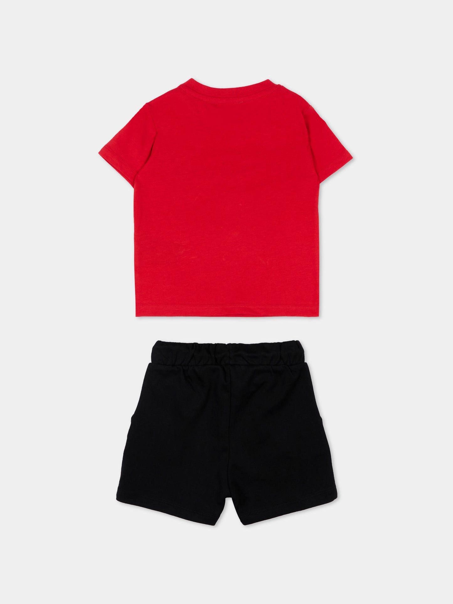 Completo sportivo rosso per neonato con logo,Richmond,RIP26006CJ RED SALSA