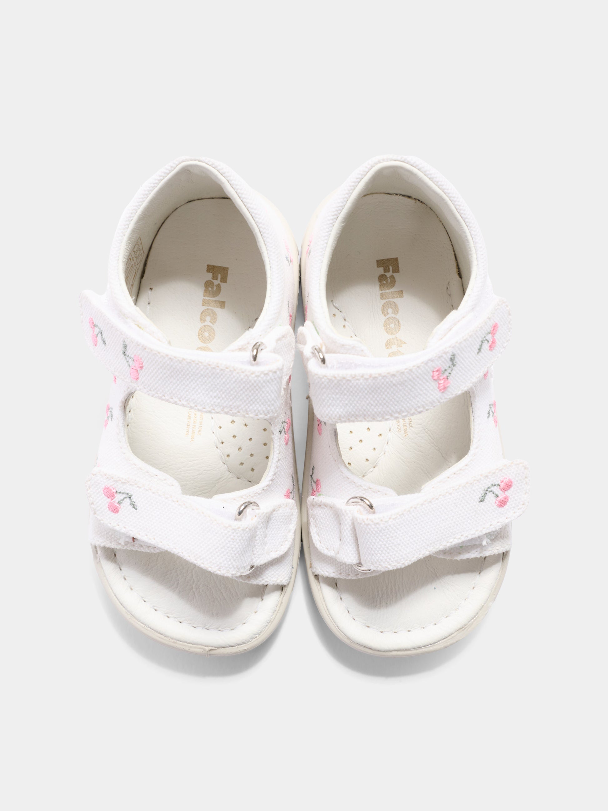 Sandali bianchi Zupya per bambina con ciliegie,Falcotto,001 1501163 01 0N01