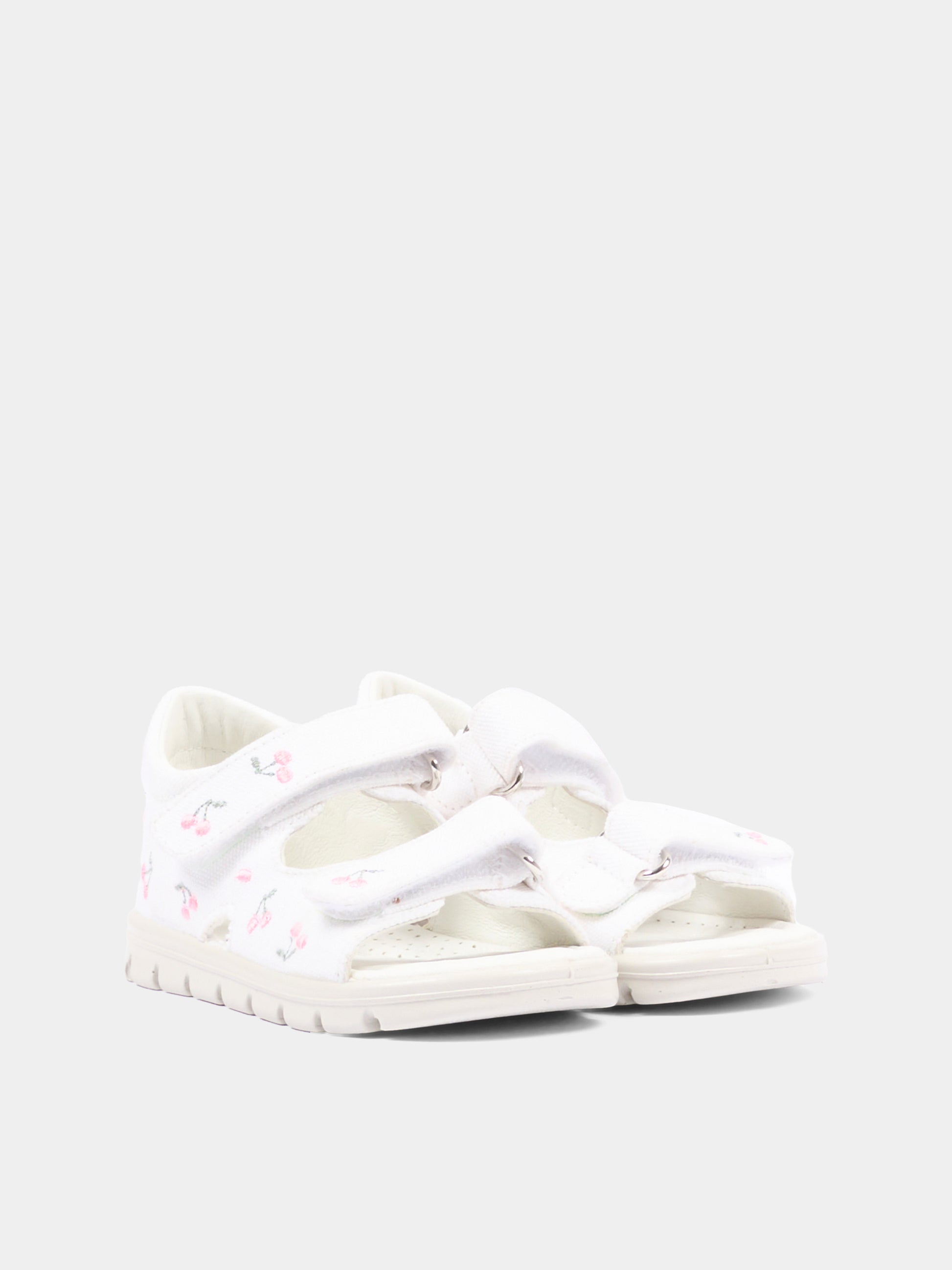 Sandali bianchi Zupya per bambina con ciliegie,Falcotto,001 1501163 01 0N01