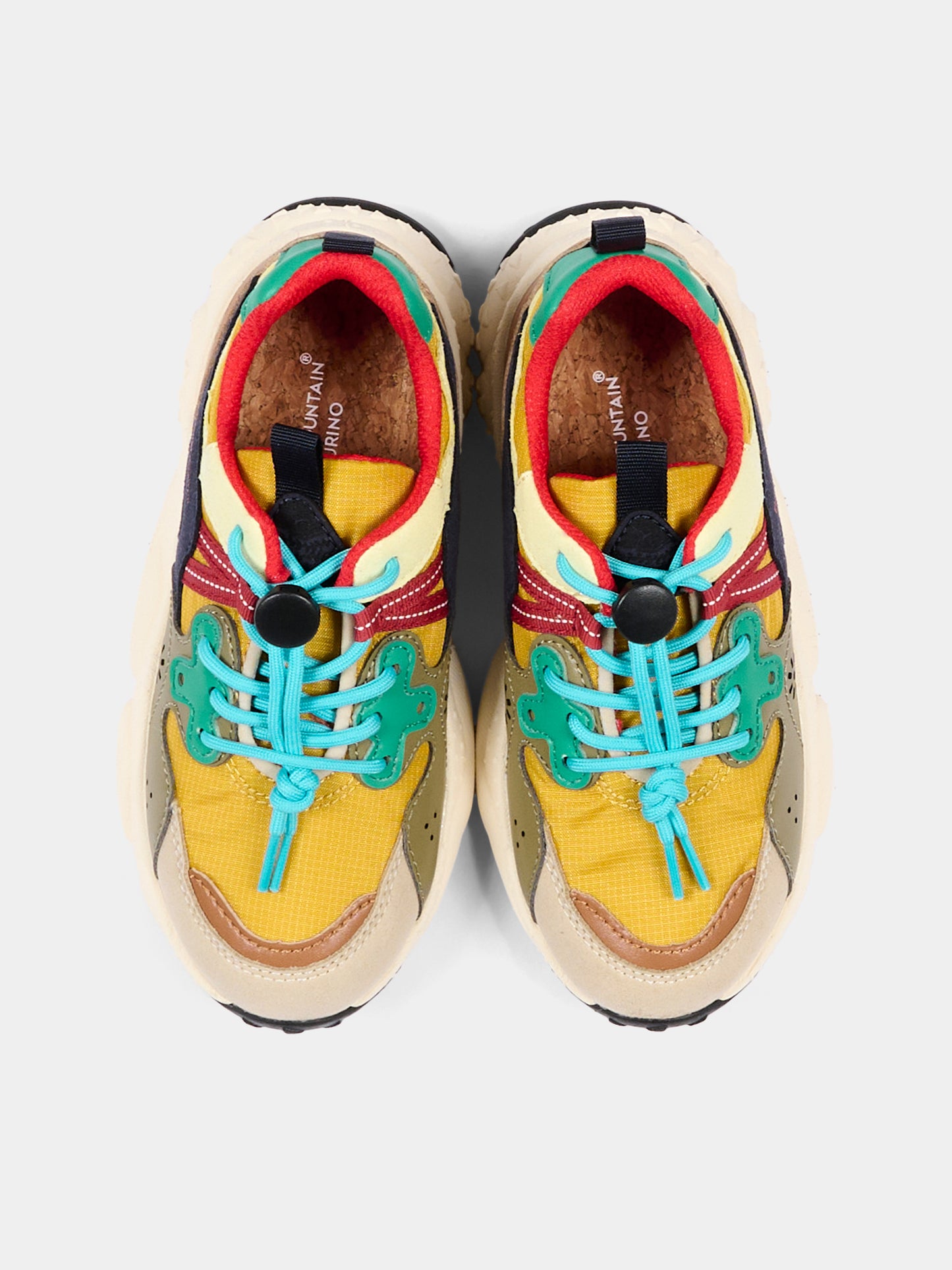 Sneakers multicolor Yamano 3 per bambino,Flower Mountain,2N10 001 2015497 27