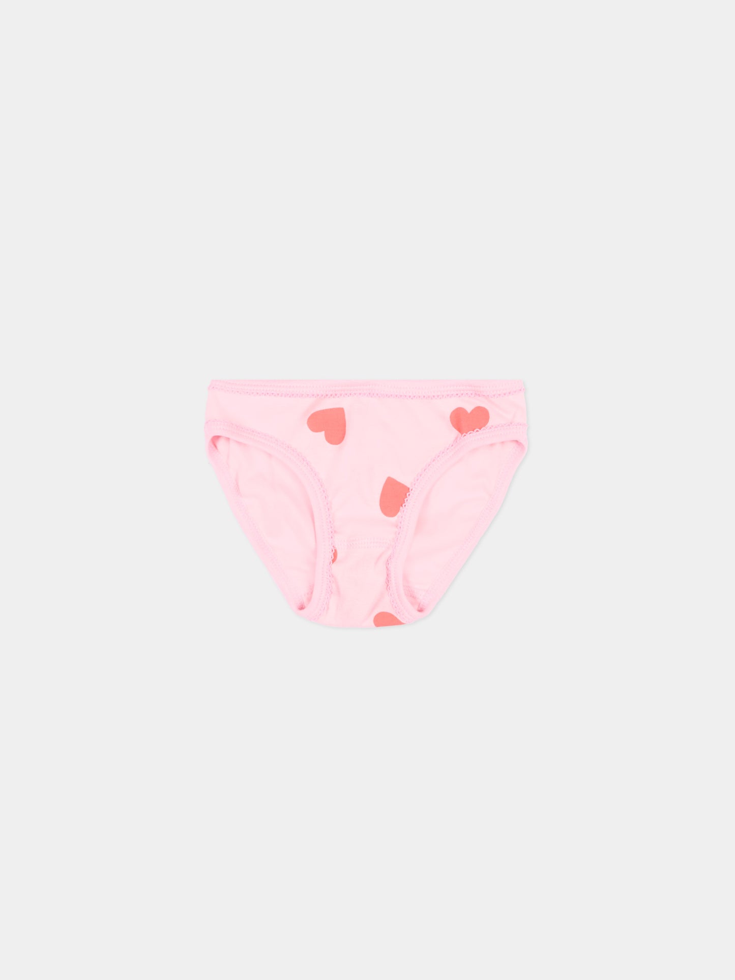 Set slip multicolor per bambina con cuori,Petit Bateau,A0FGT VARIANTE 1 00