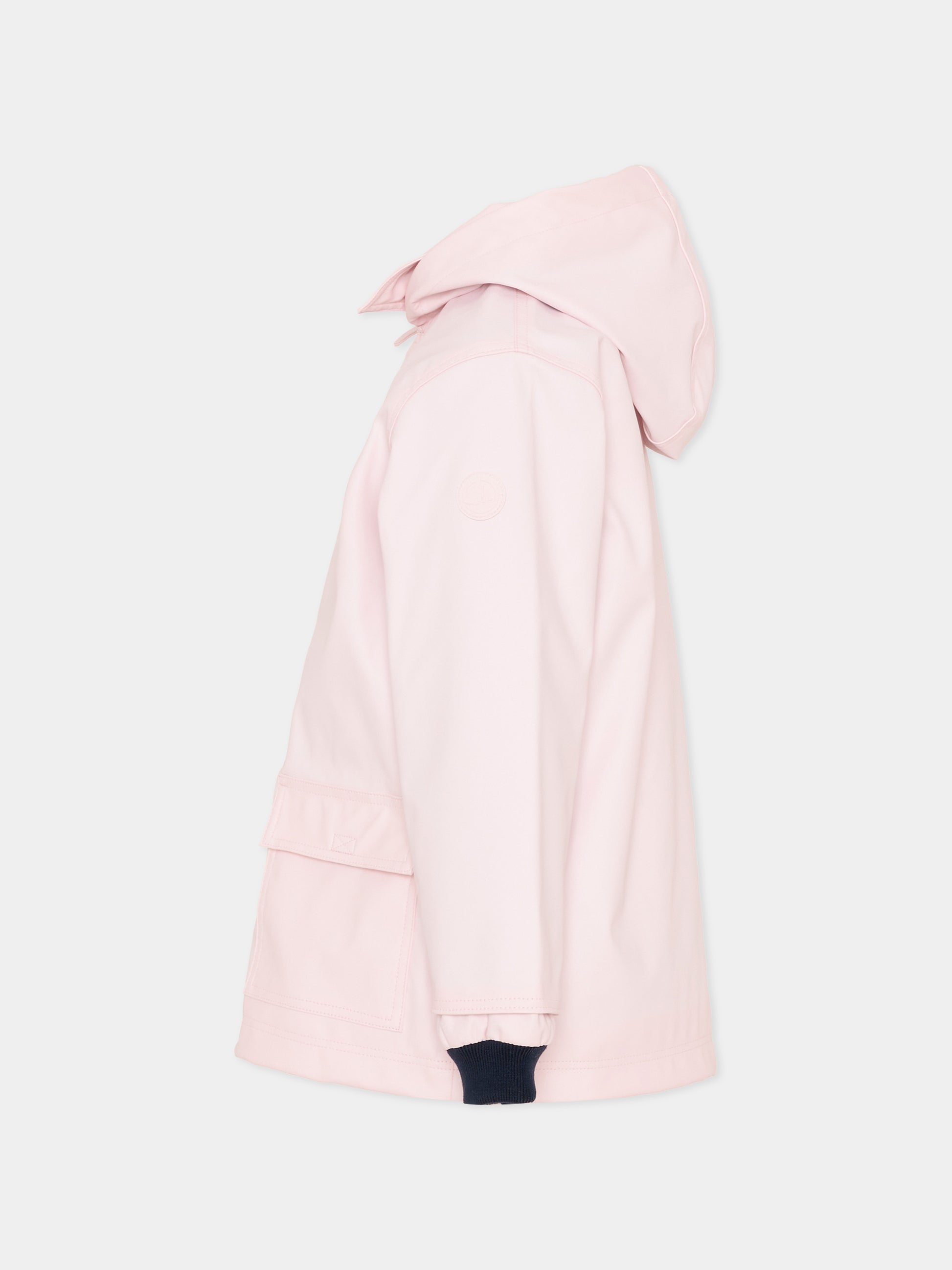 Giacca a vento rosa per bambina,Petit Bateau,A0FJK BARELY 05