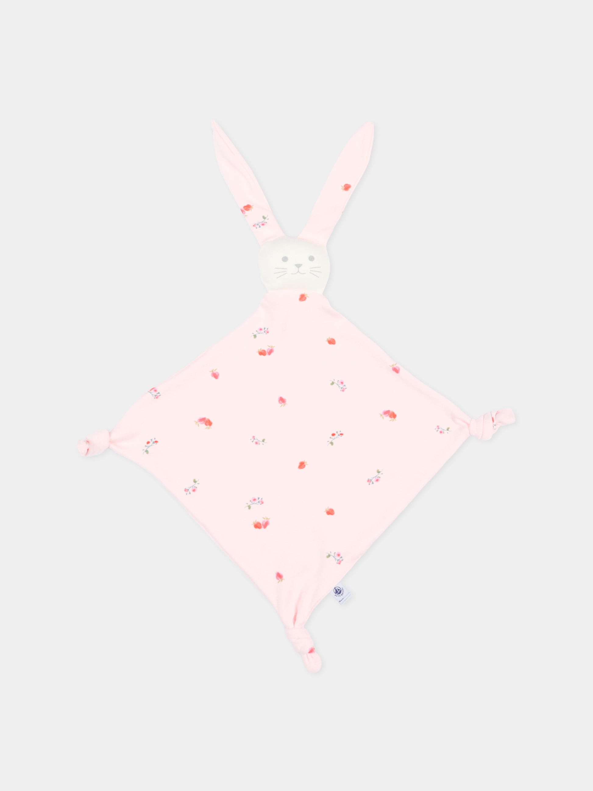 Vestito rosa per neonata con fiori,Petit Bateau,A0FQR BARELY/MULTICO 01