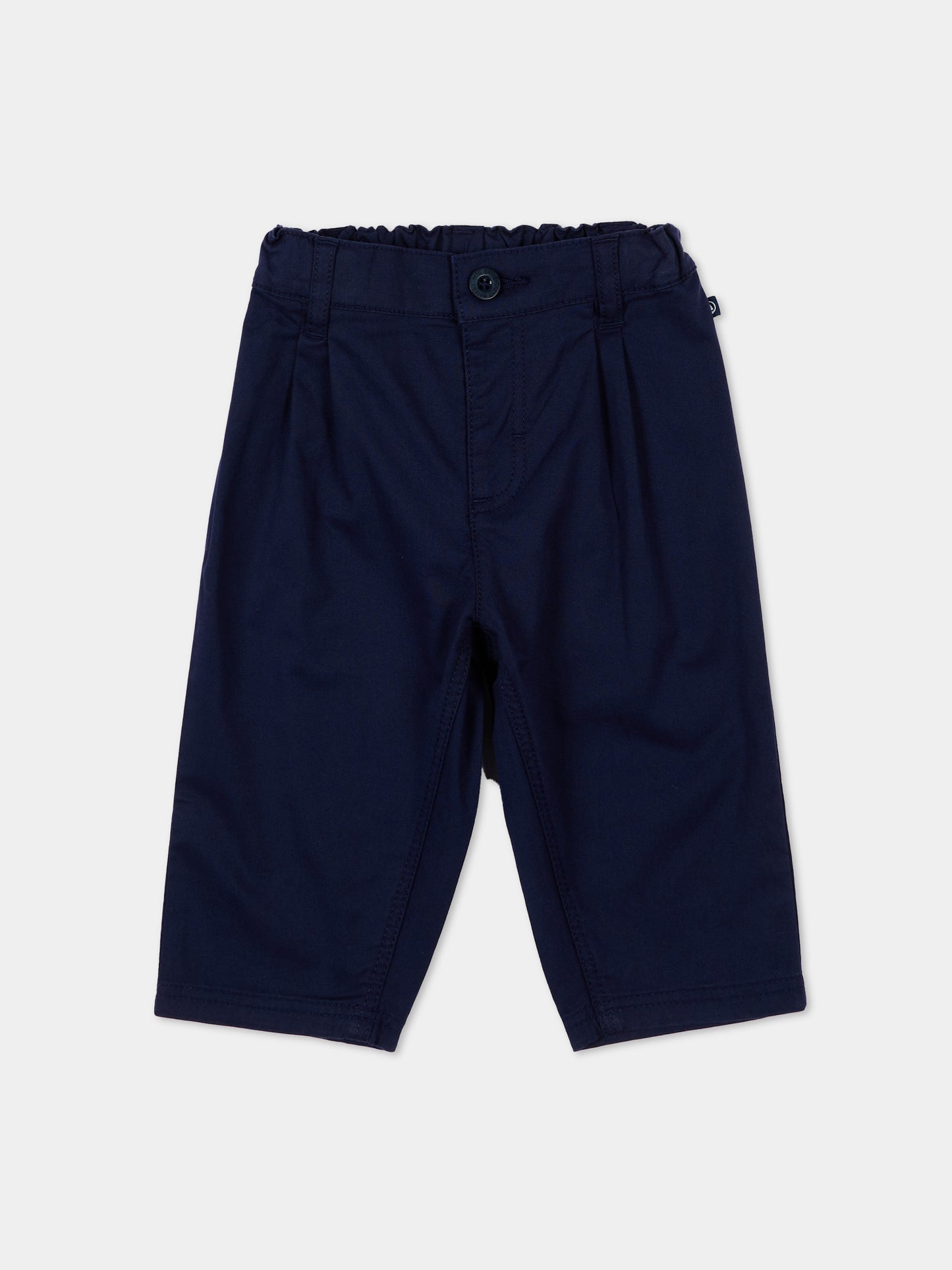 Pantaloni blu per neonato,Petit Bateau,A0FQ6 SOIR 01