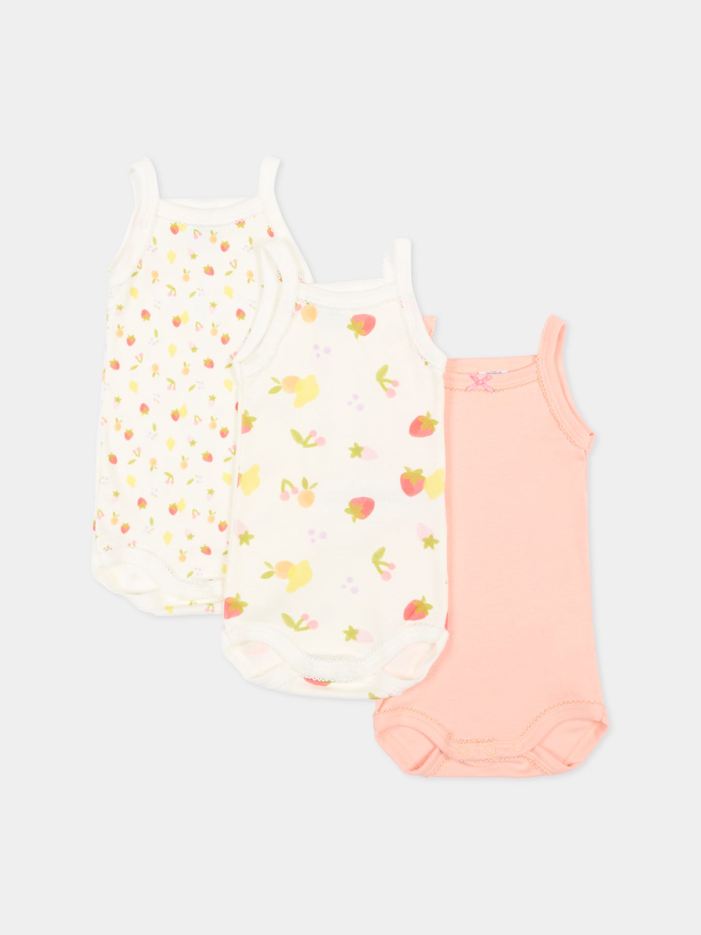 Body multicolor per neonata con frutta,Petit Bateau,A0FRX VARIANTE 1 00