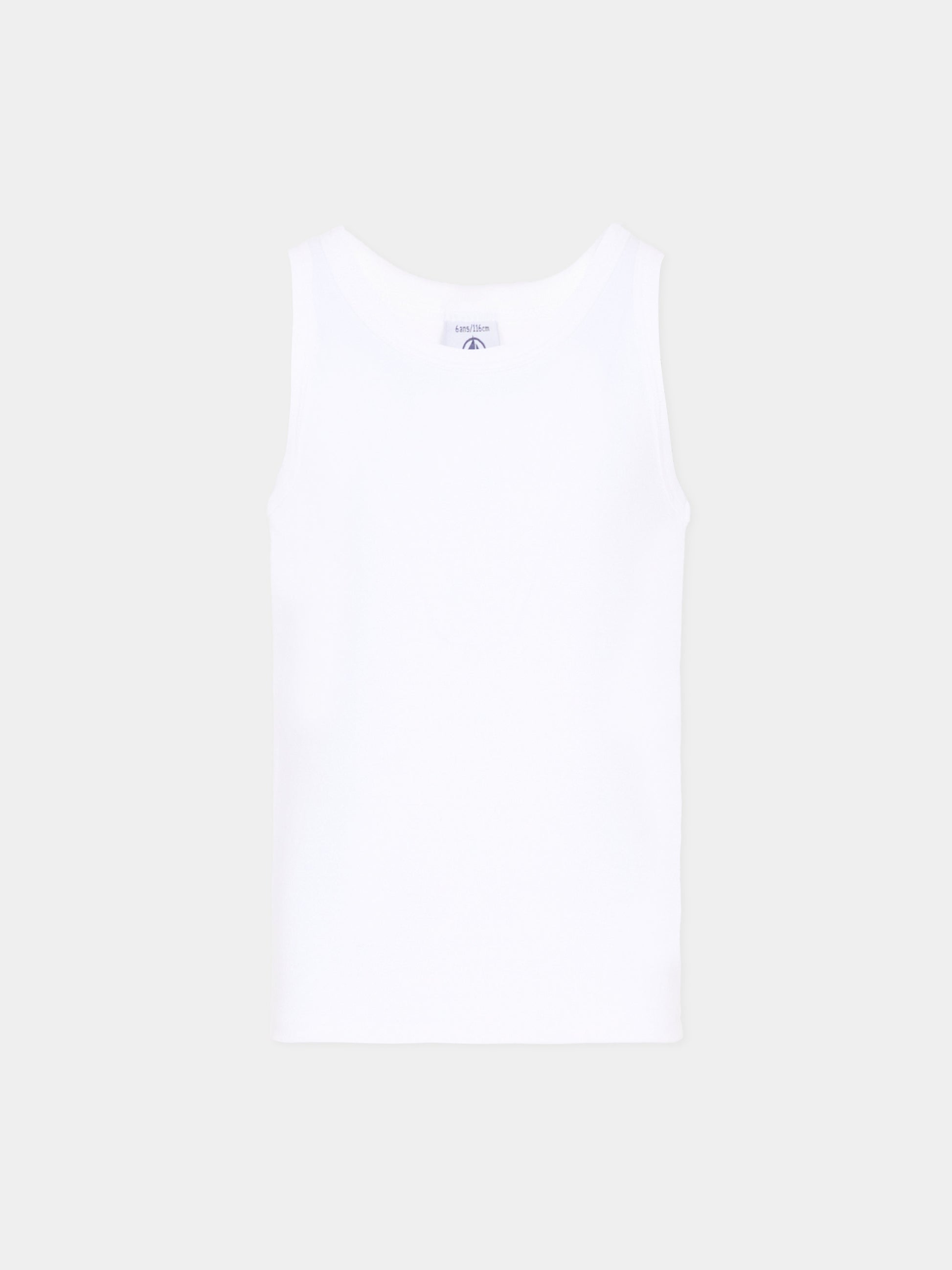 Set canottiere bianca per bambino,Petit Bateau,A0BN1 VARIANTE 1 00