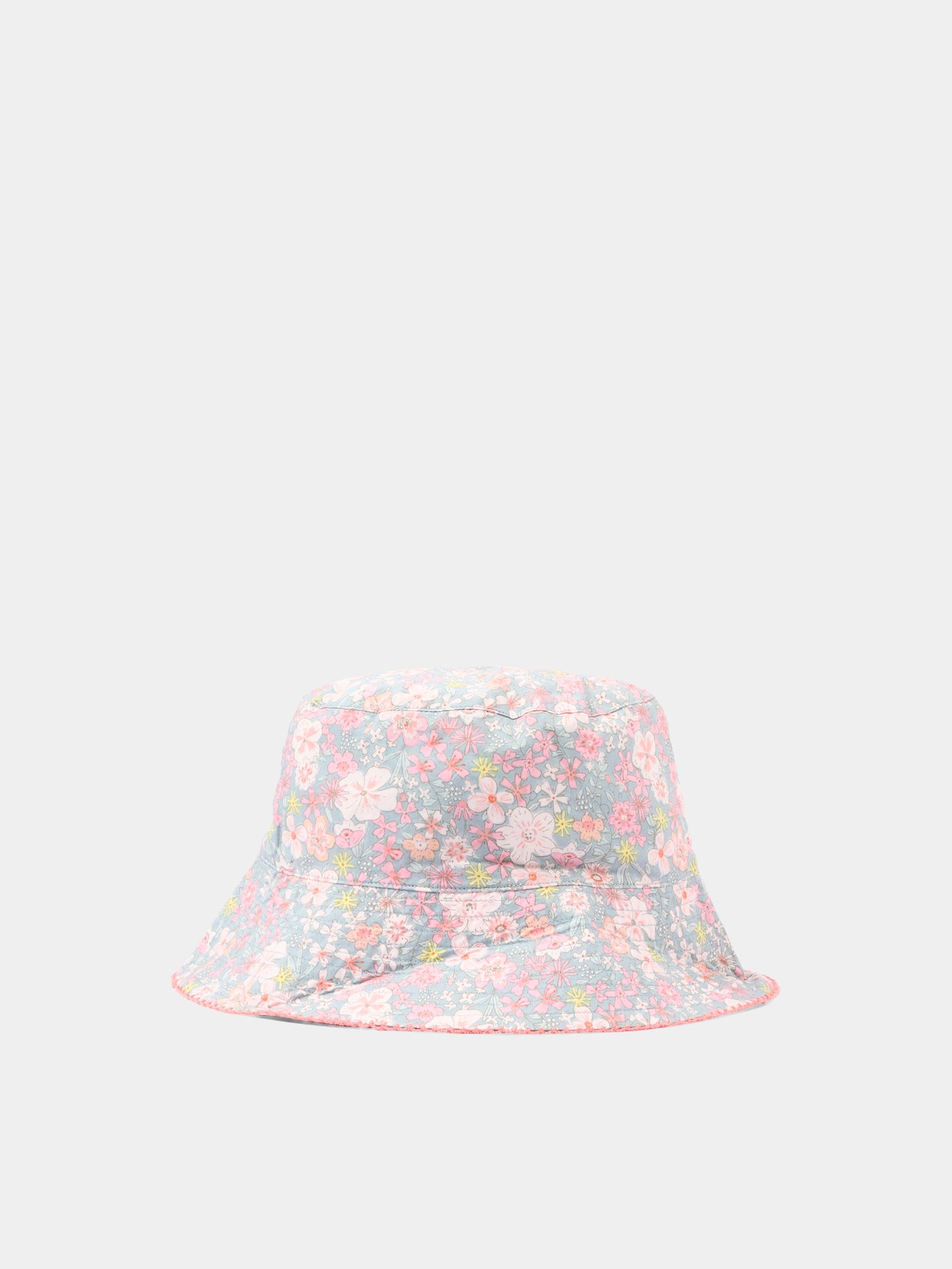 Cloche multicolor per bambina con stampa floreale,Petit Bateau,A0FBU SPRAY/MULTICO 01