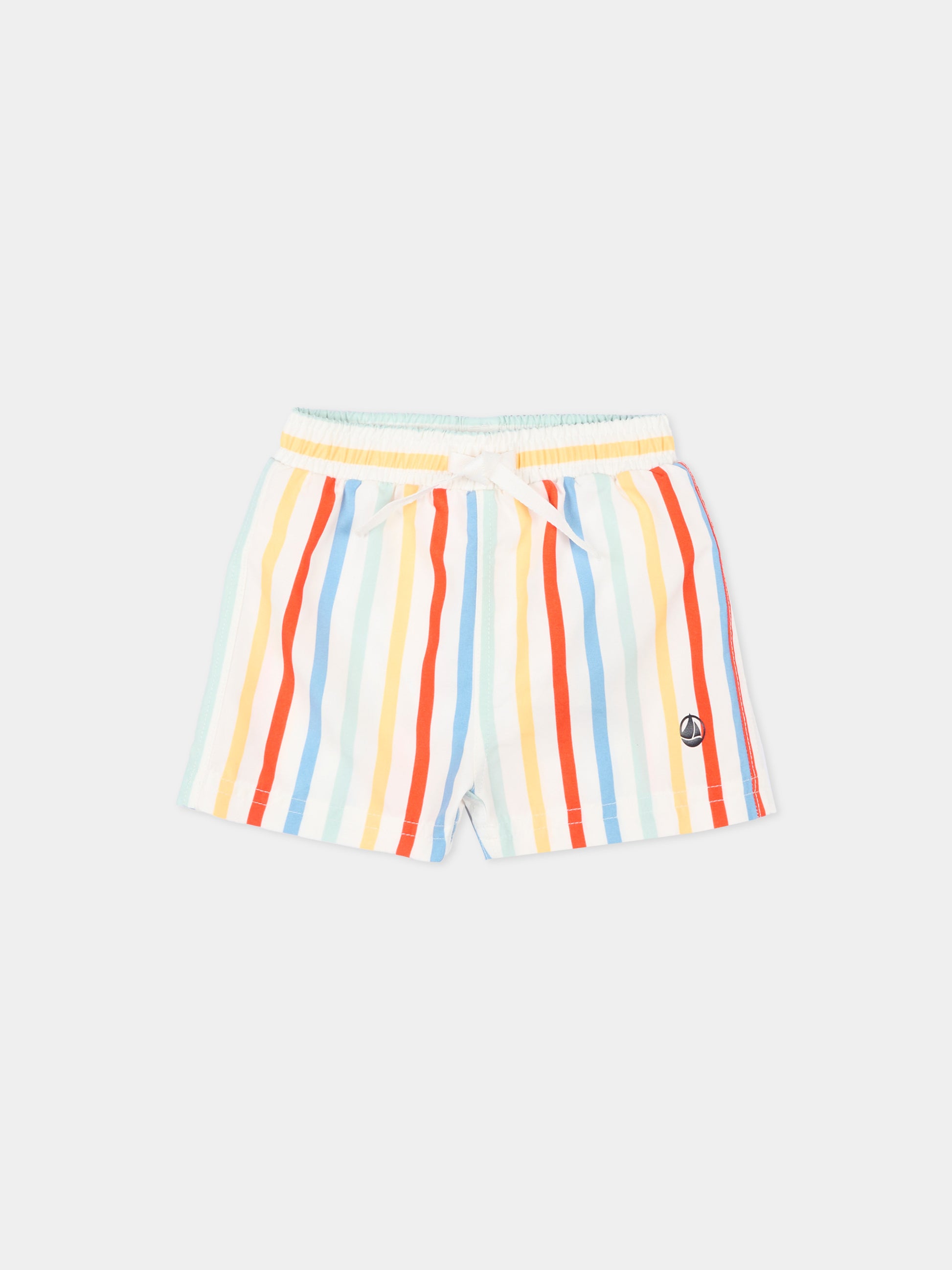 Boxer mare multicolor per neonato,Petit Bateau,A0FSN MARSHMALLOW/MULTICO 01