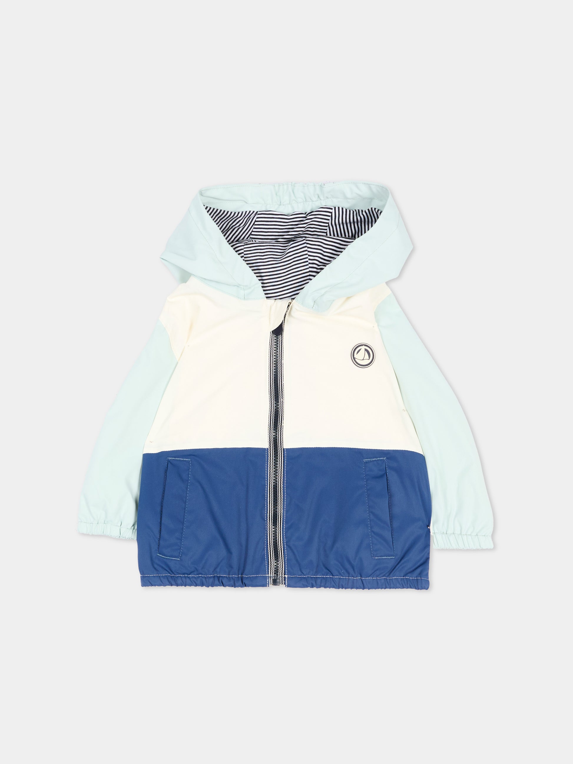 Giacche a vento multicolor per neonato,Petit Bateau,A0FLR SPRAY/MULTICO 01