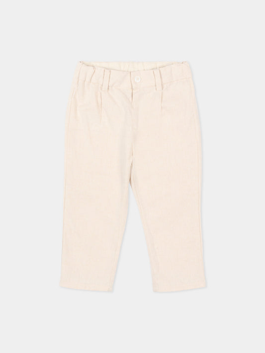 Pantaloni eleganti beige per neonato,Mayoral,1517 050