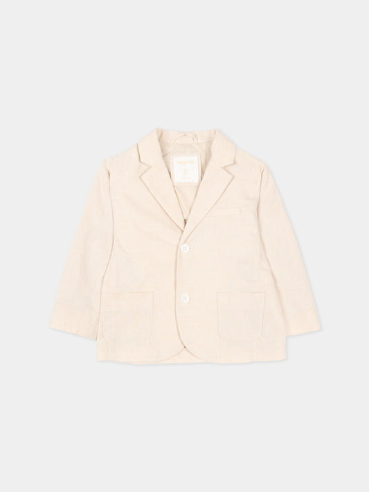 Giacca beige per neonato,Mayoral,1404 027