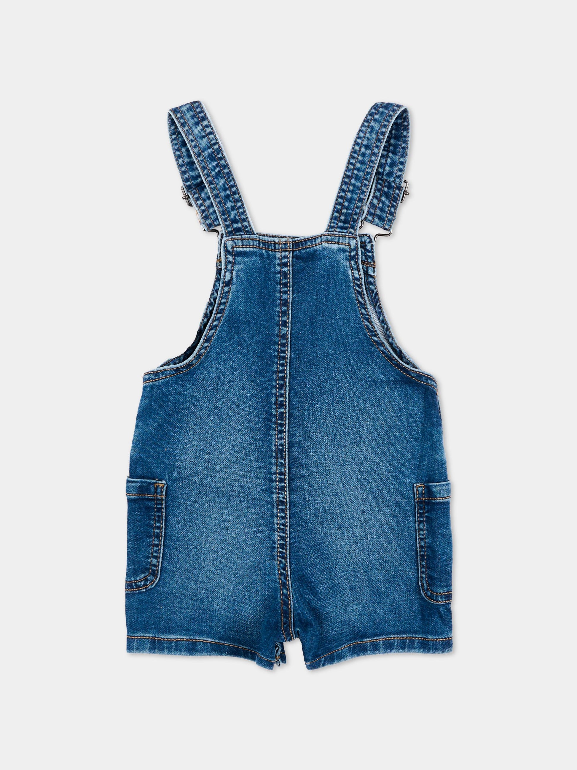 Salopette denim per neonato,Mayoral,1659 005