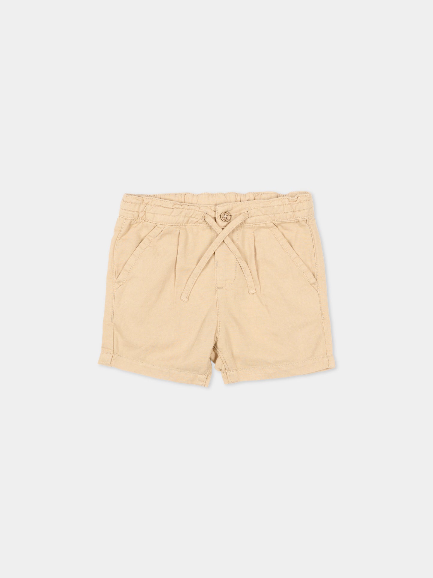 Shorts beige per neonato,Mayoral,1220 073