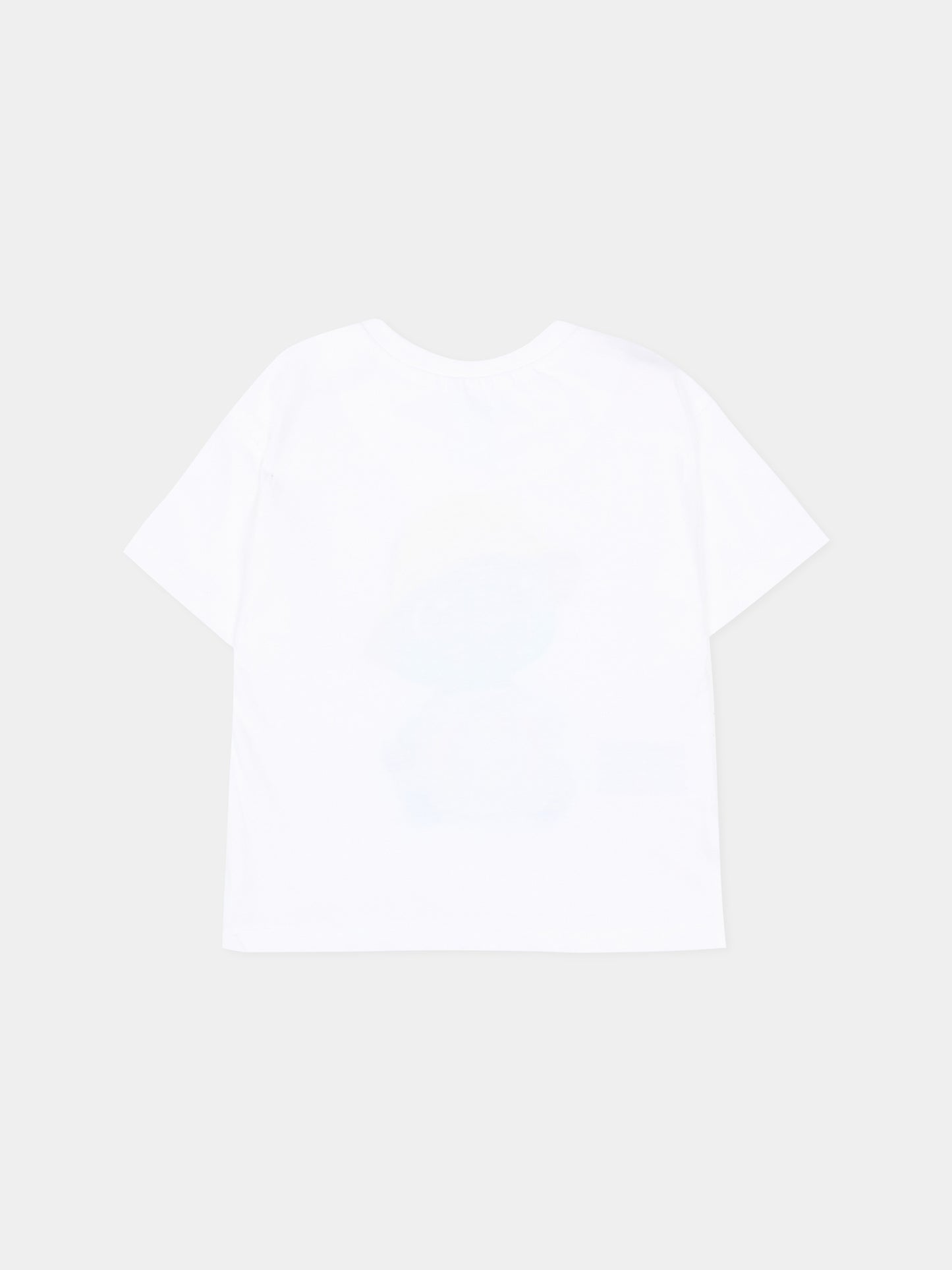 T-Shirt bianca per neonato con stampa tartaruga,Mayoral,1016 026