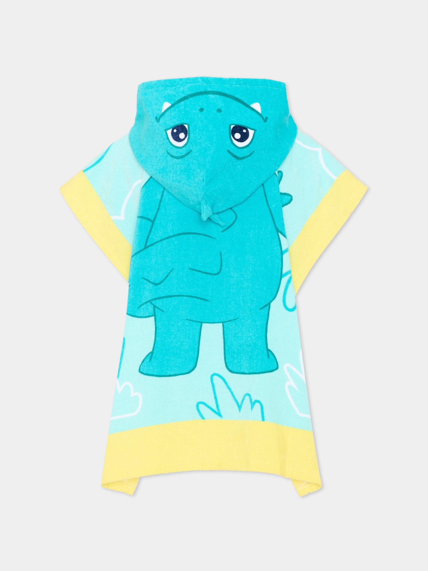 Accappatoio verde per neonato dinosauro,Mayoral,10164 096