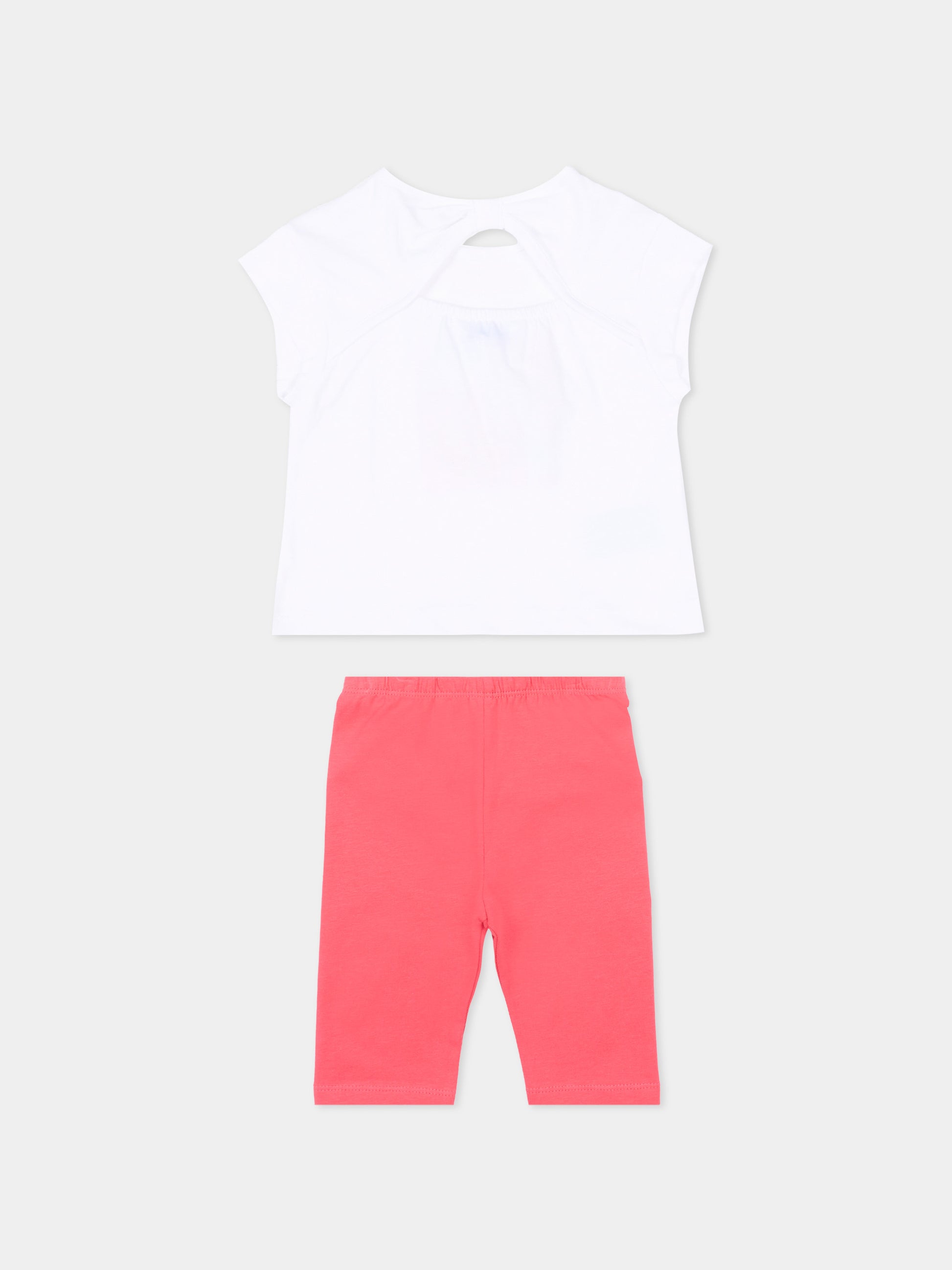 Completo sportivo rosa per neonata con frutta,Mayoral,1752 010