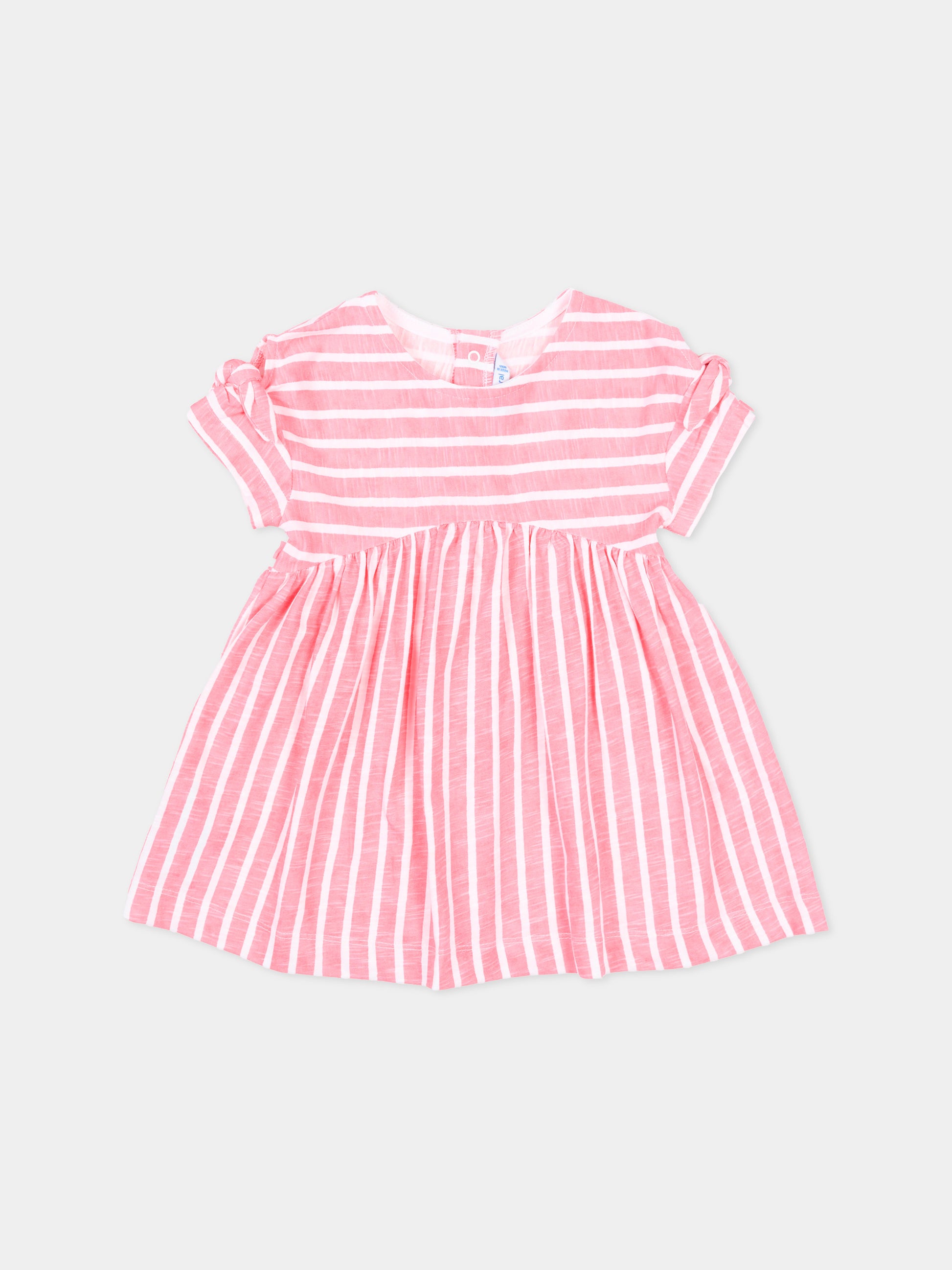 Vestito rosa per neonata con borsetta fragola,Mayoral,1919 051